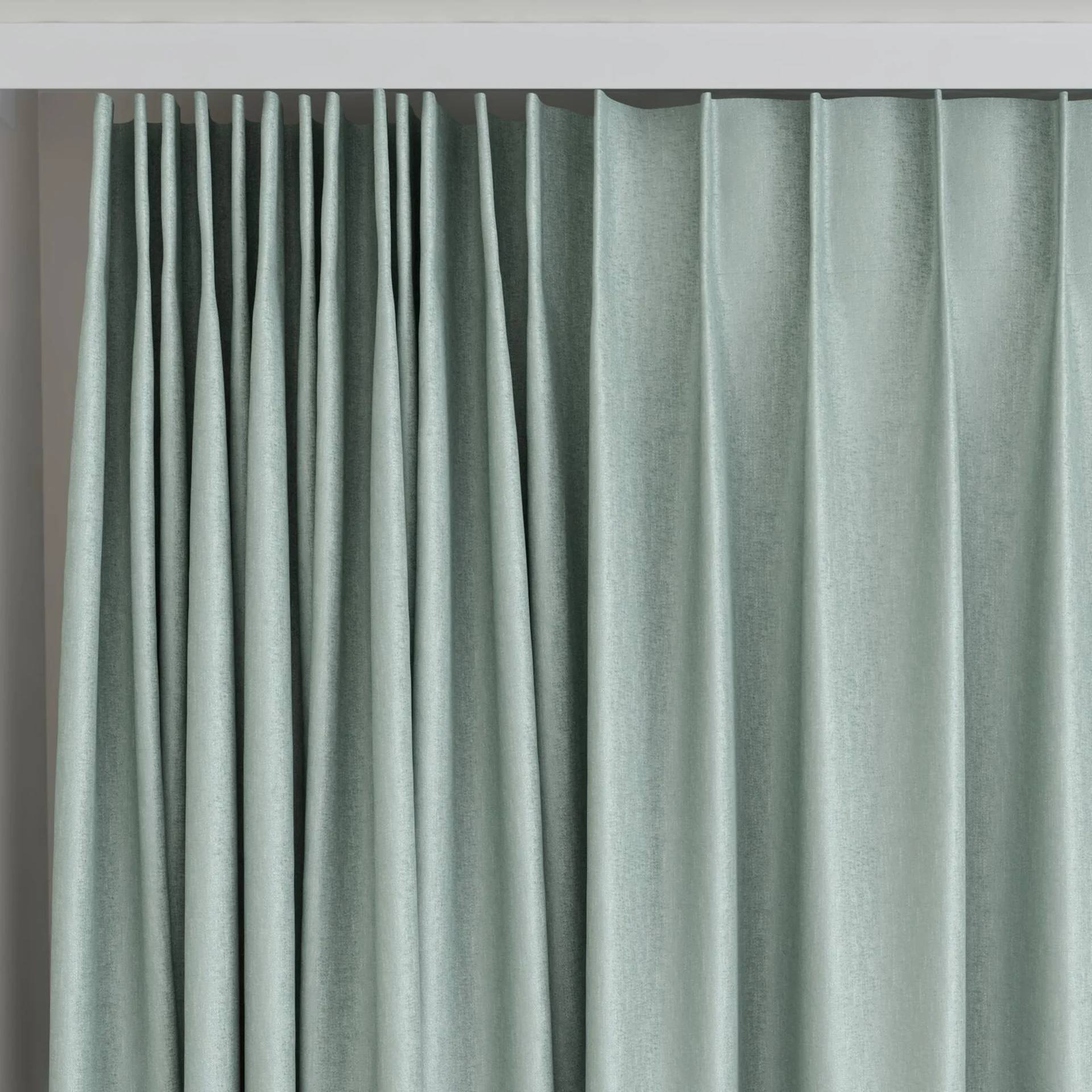 Top view of Rewind Hydro, on curtain rail