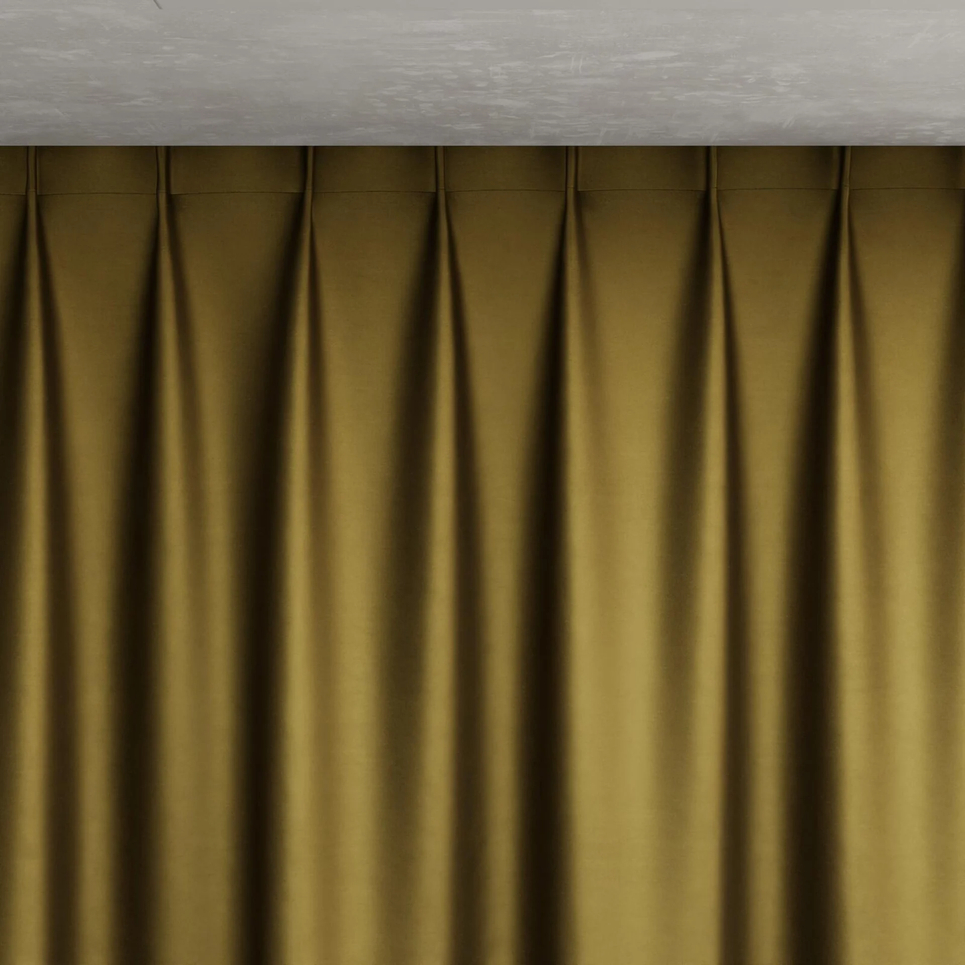 Top view of Mont Blanc Moss, pinch pleat