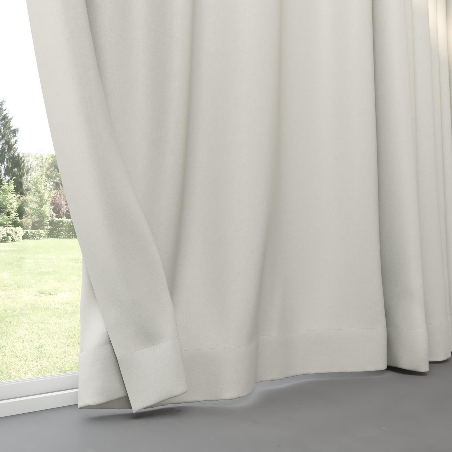 Bottom view of Atelier Willow, pinch pleat