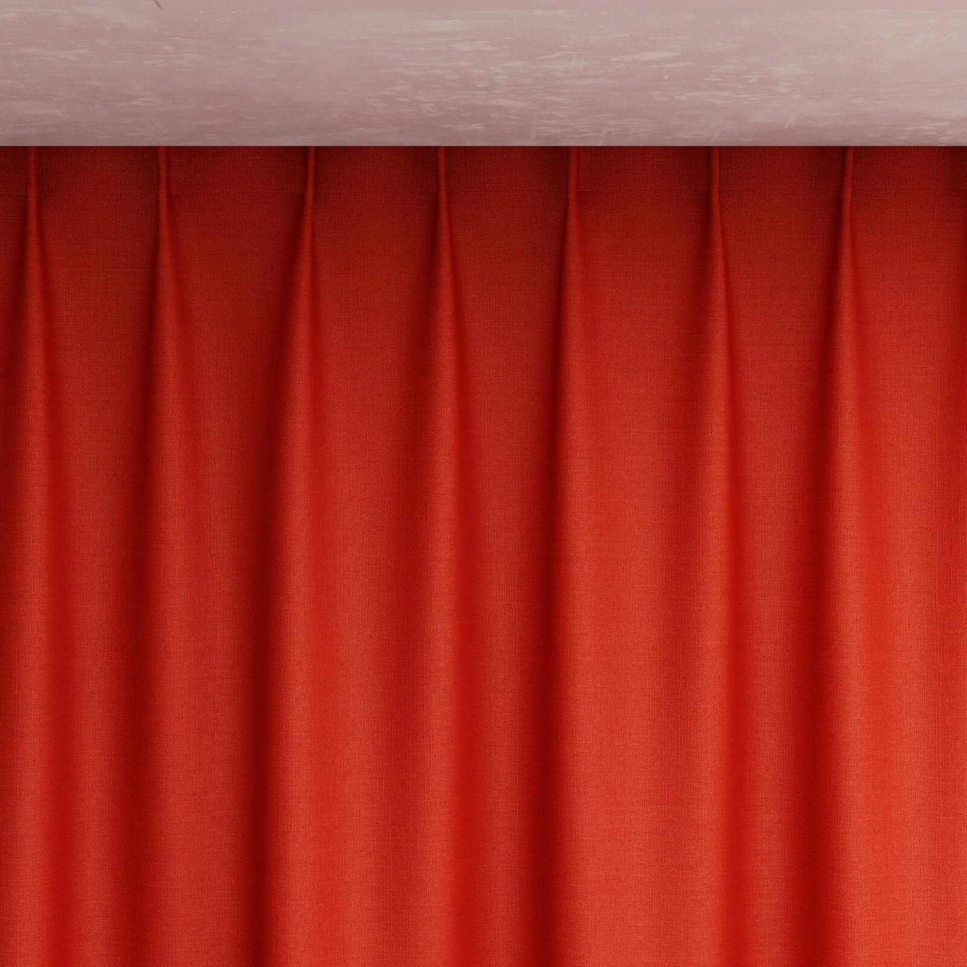 Top view of Linex Fiery, pinch pleat