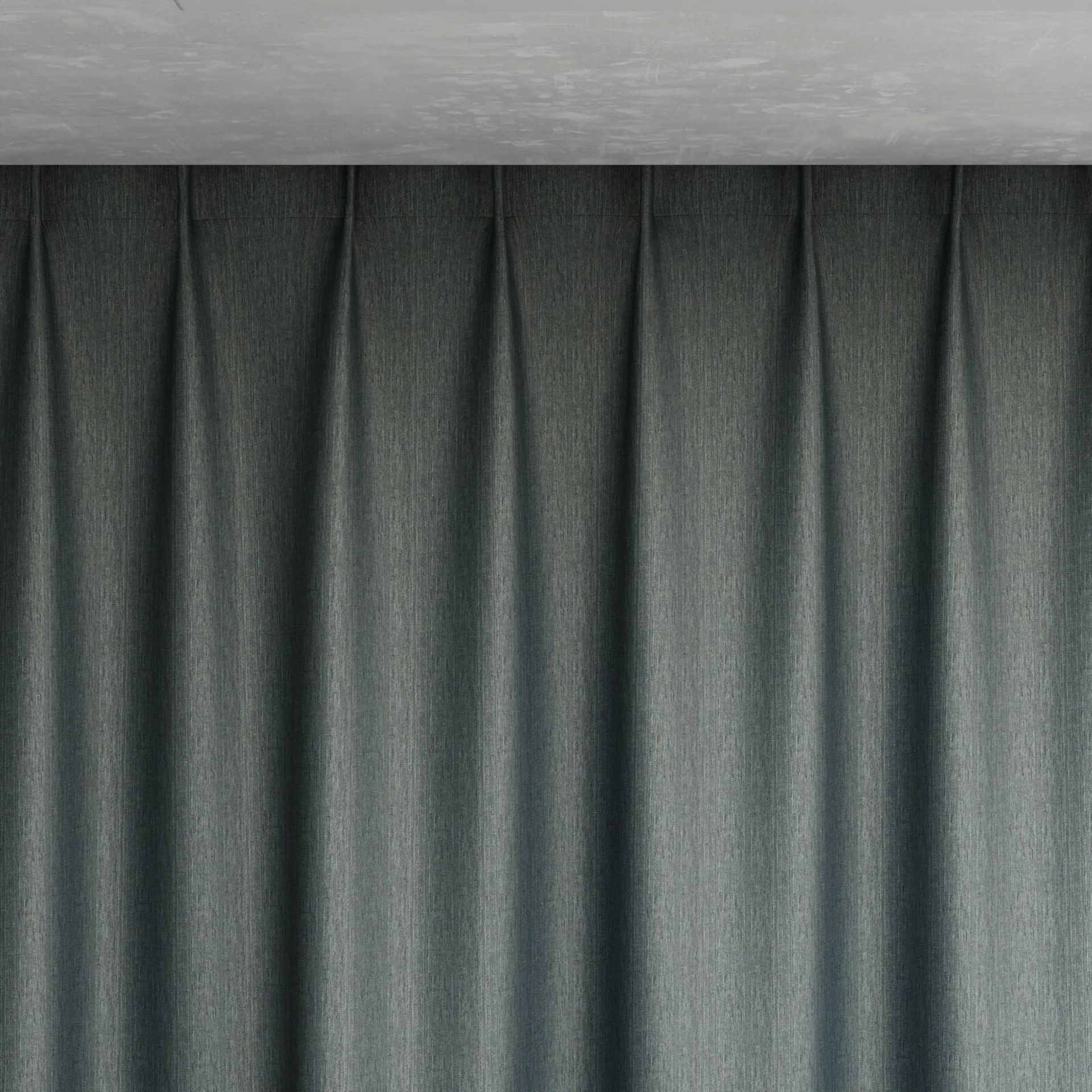 Top view of Re-Boot Metal, pinch pleat