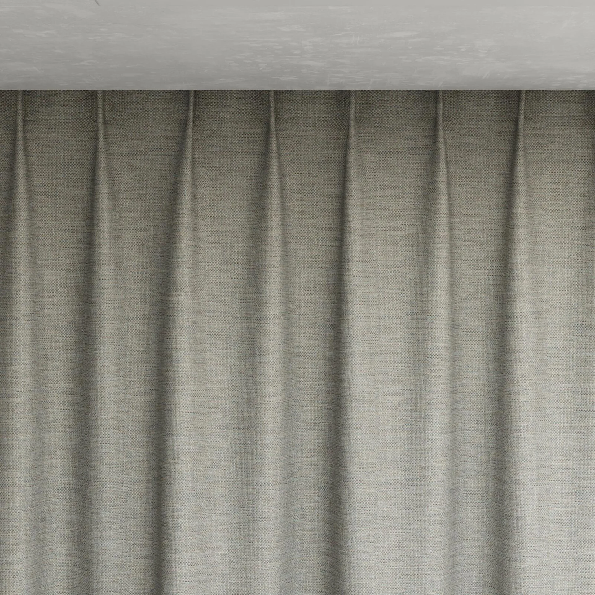 Top view of Latin Mineral, pinch pleat