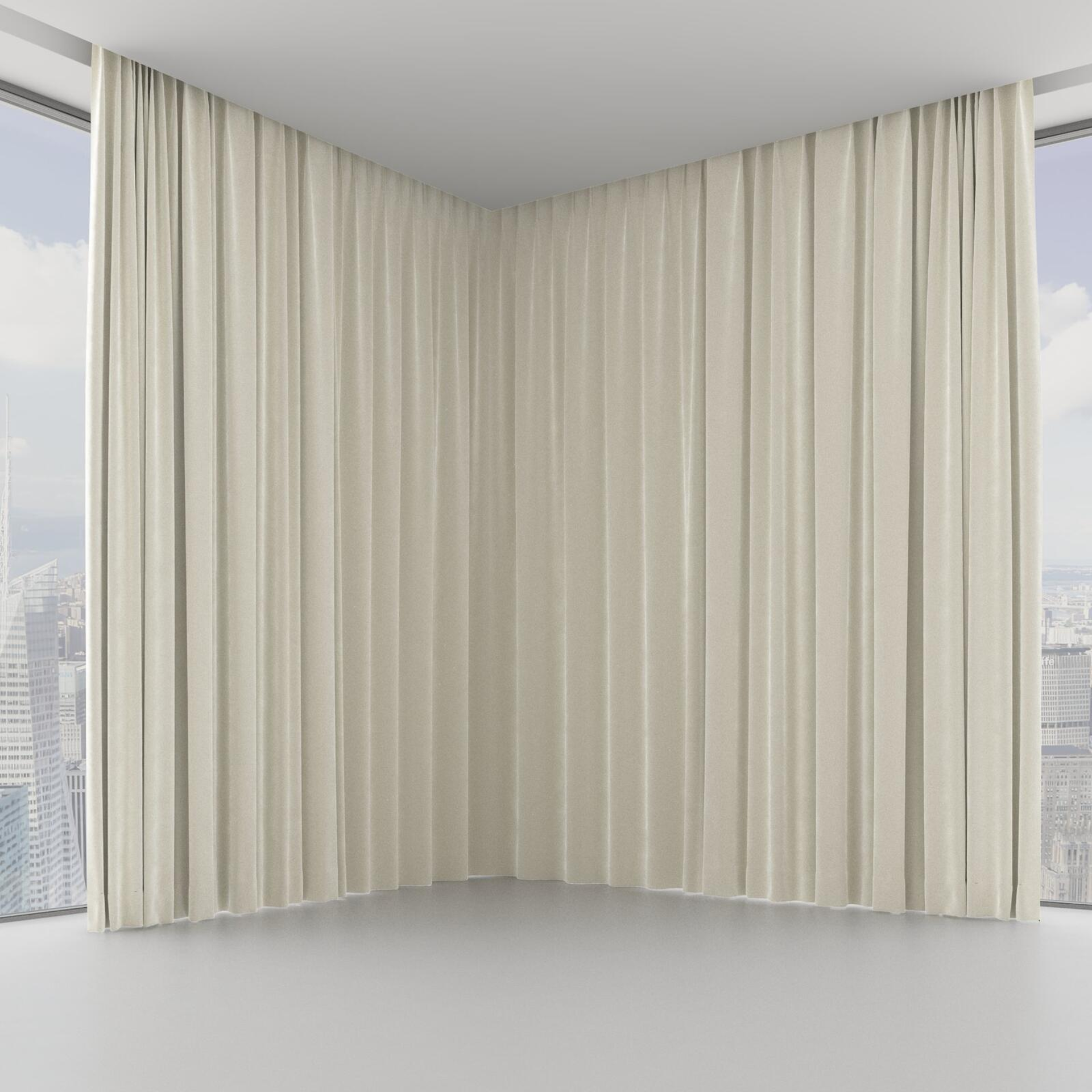 Front view of Verbier Wool, on hidden rail