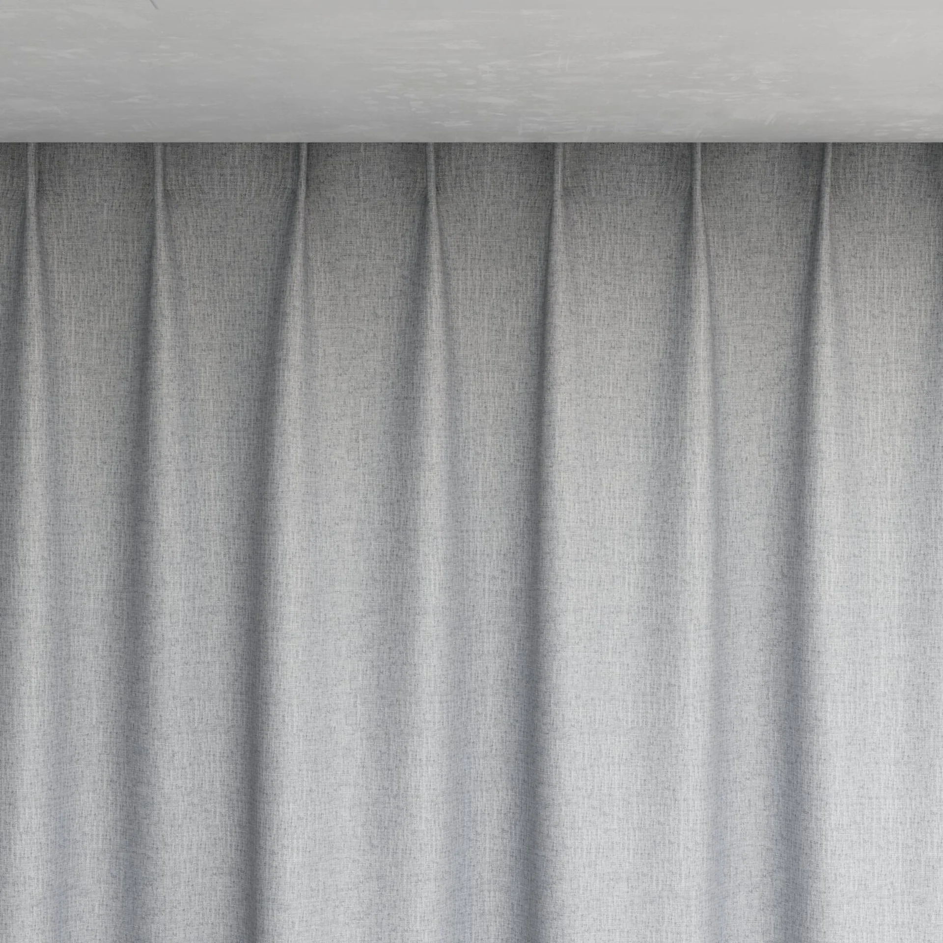 Top view of Stonewall Blackout Ash, pinch pleat