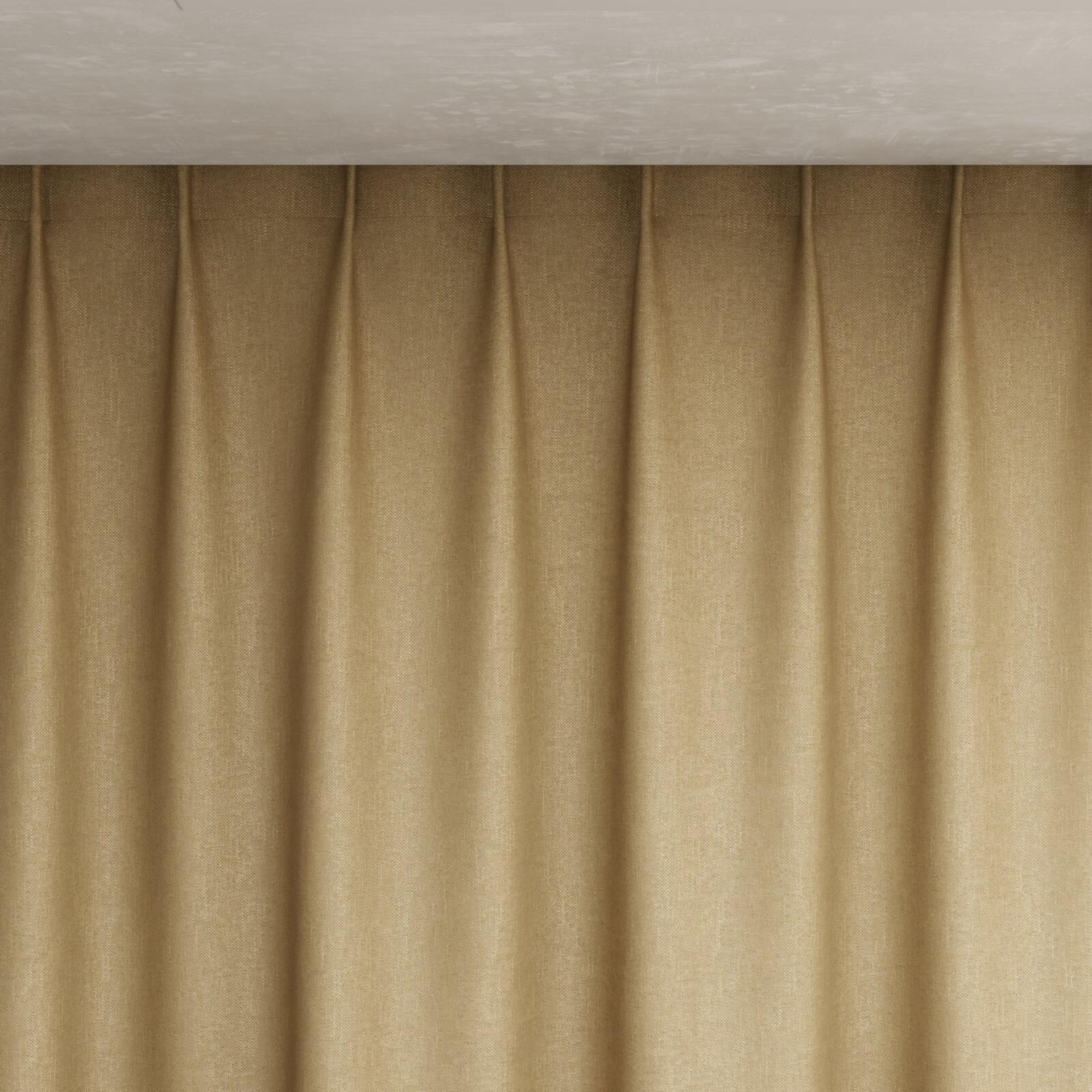 Top view of Bronco Beige, pinch pleat
