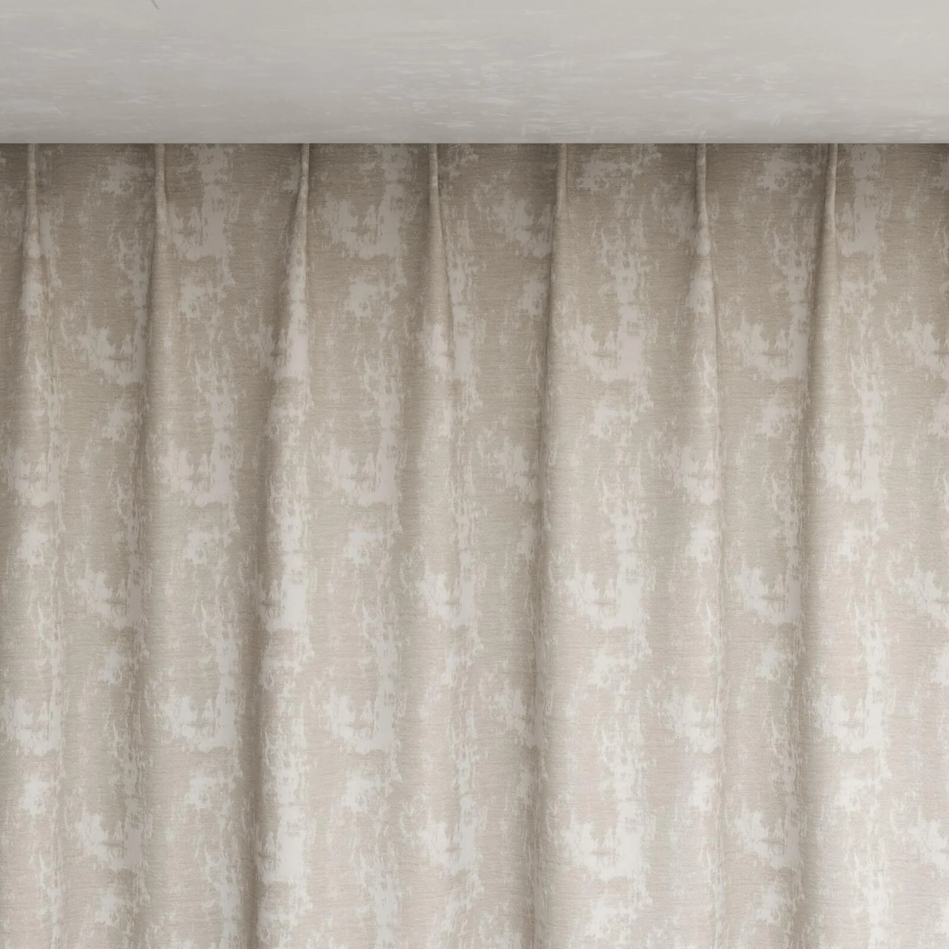 Top view of Innovation Dove, pinch pleat