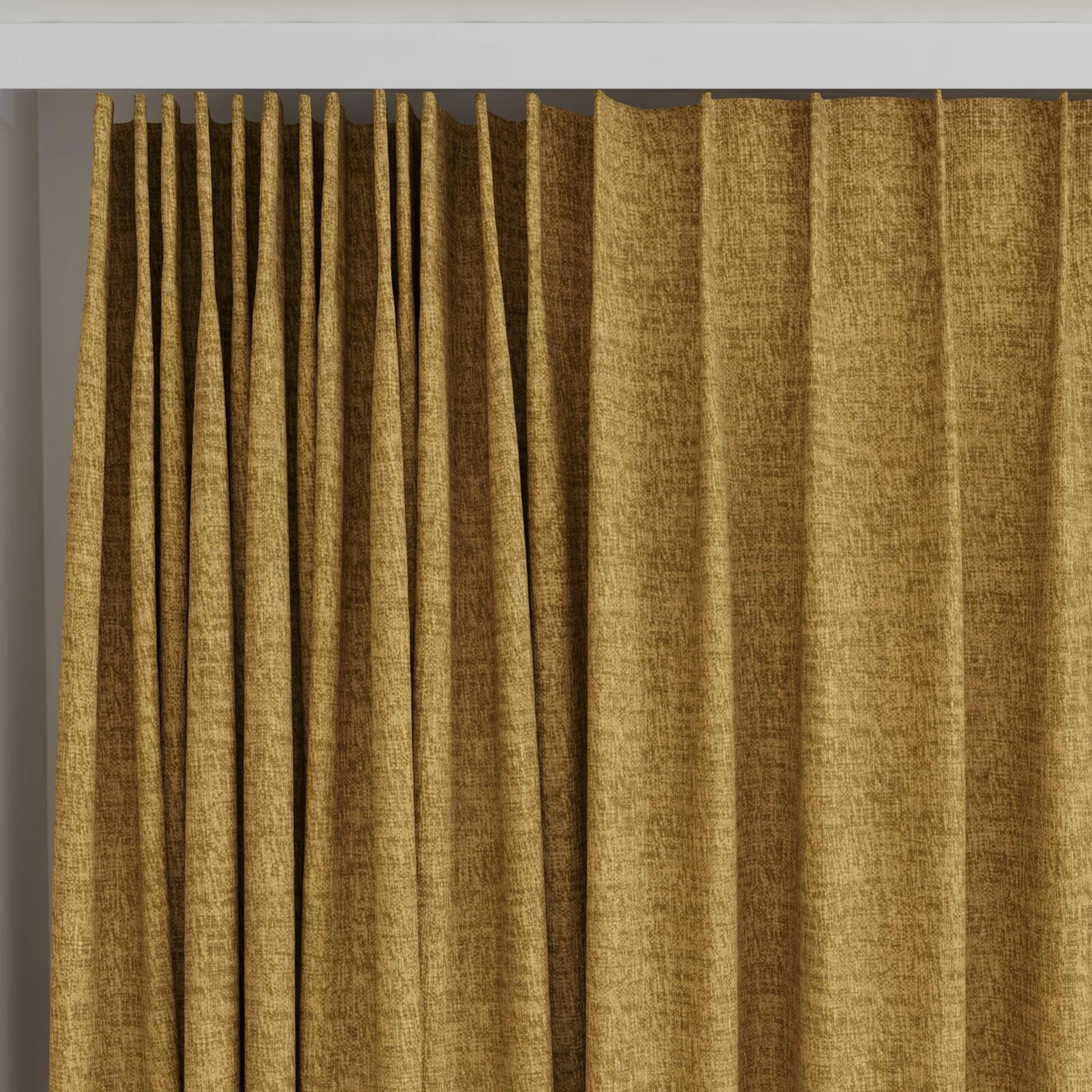 Top view of Earthwild Medal, on curtain rail