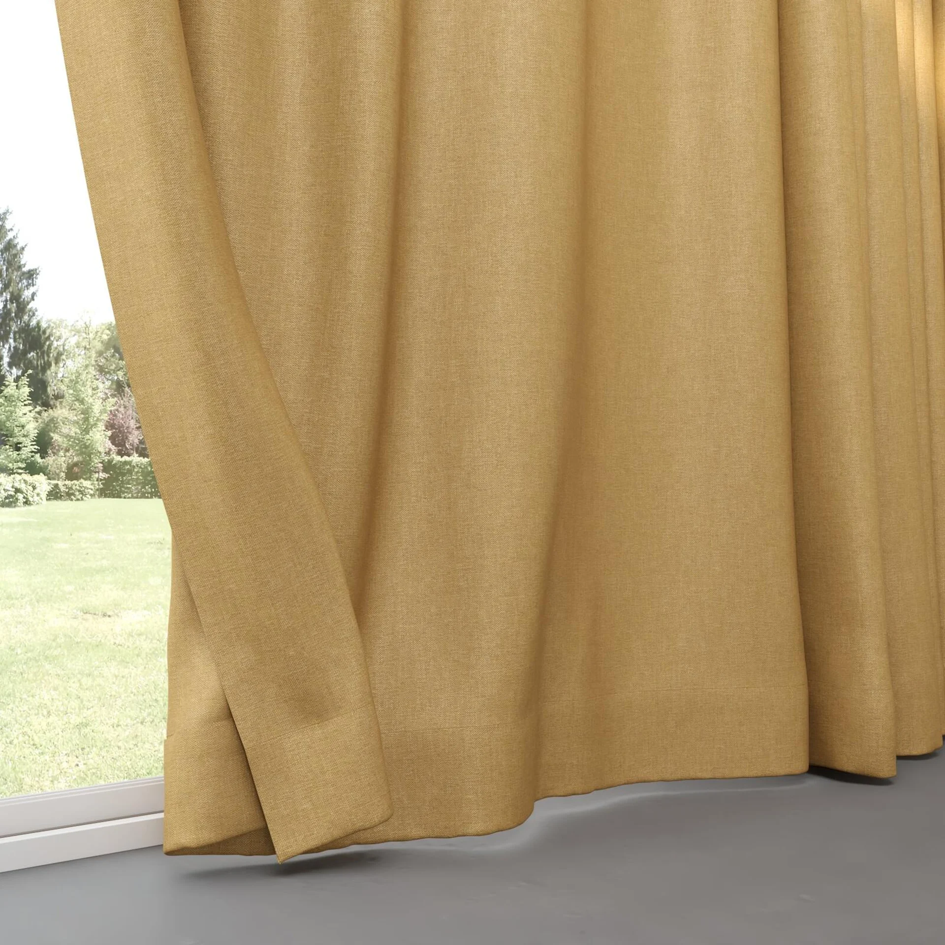 Bottom view of Perfecto Nugget, pinch pleat