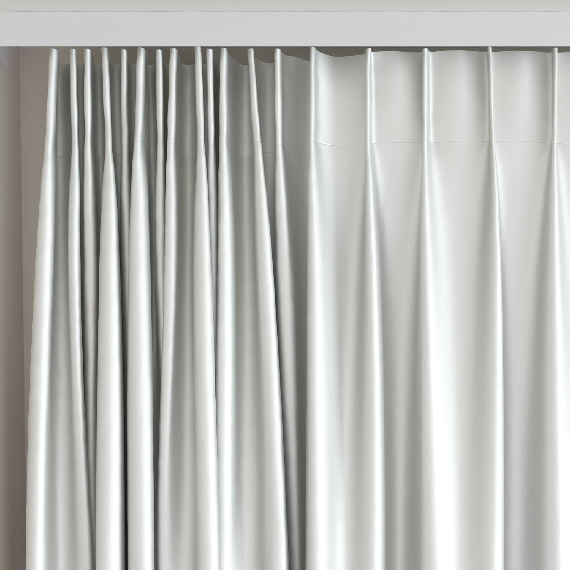 Top view of North Face Ice, on curtain rail