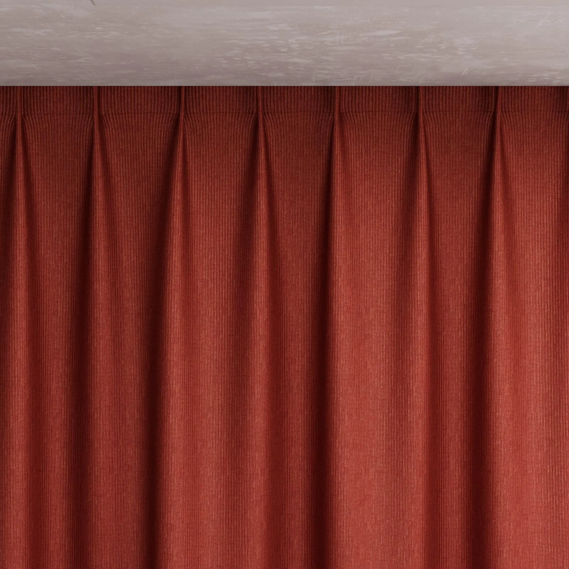 Top view of Hombre Sienna, pinch pleat