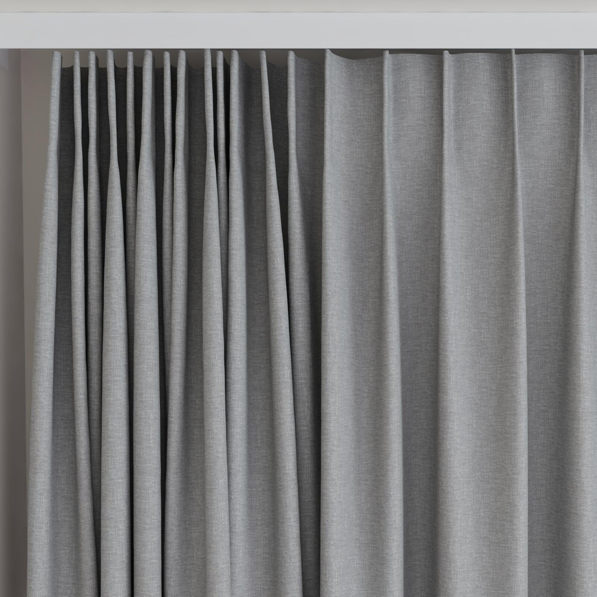 Top view of Coverlet Iron, on curtain rail
