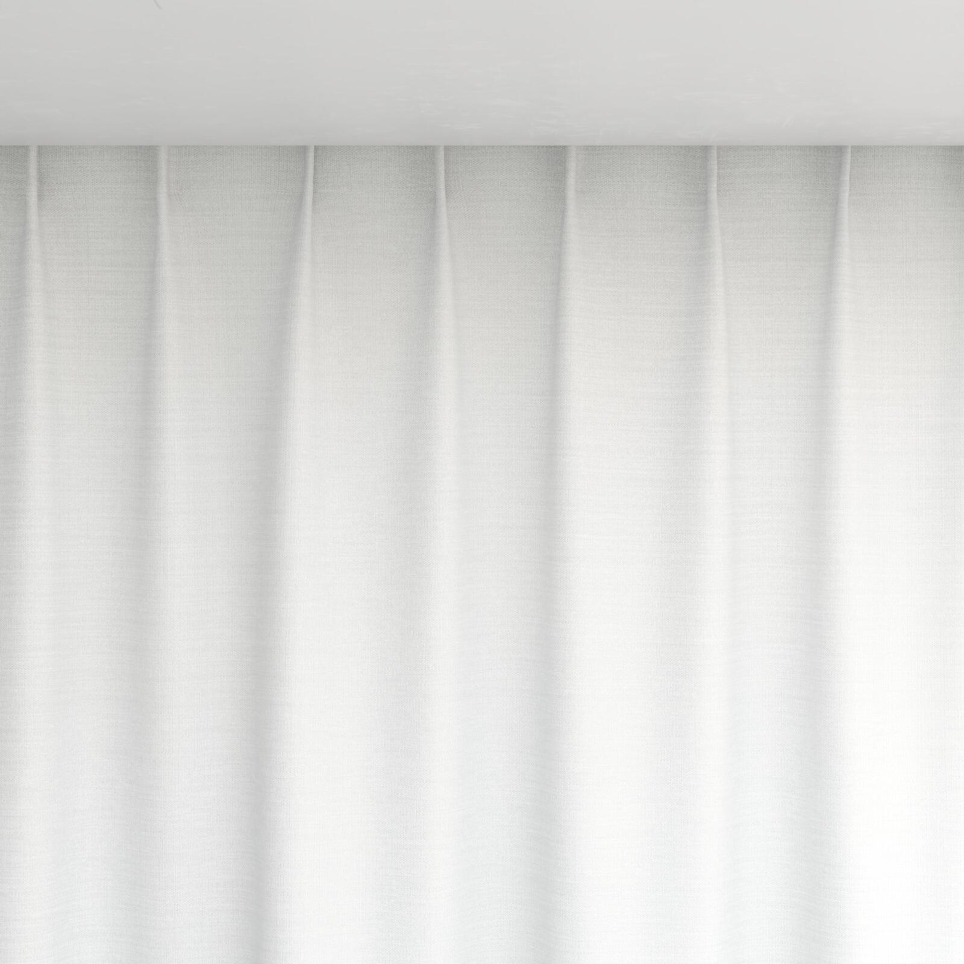 Top view of Linex Snow, pinch pleat