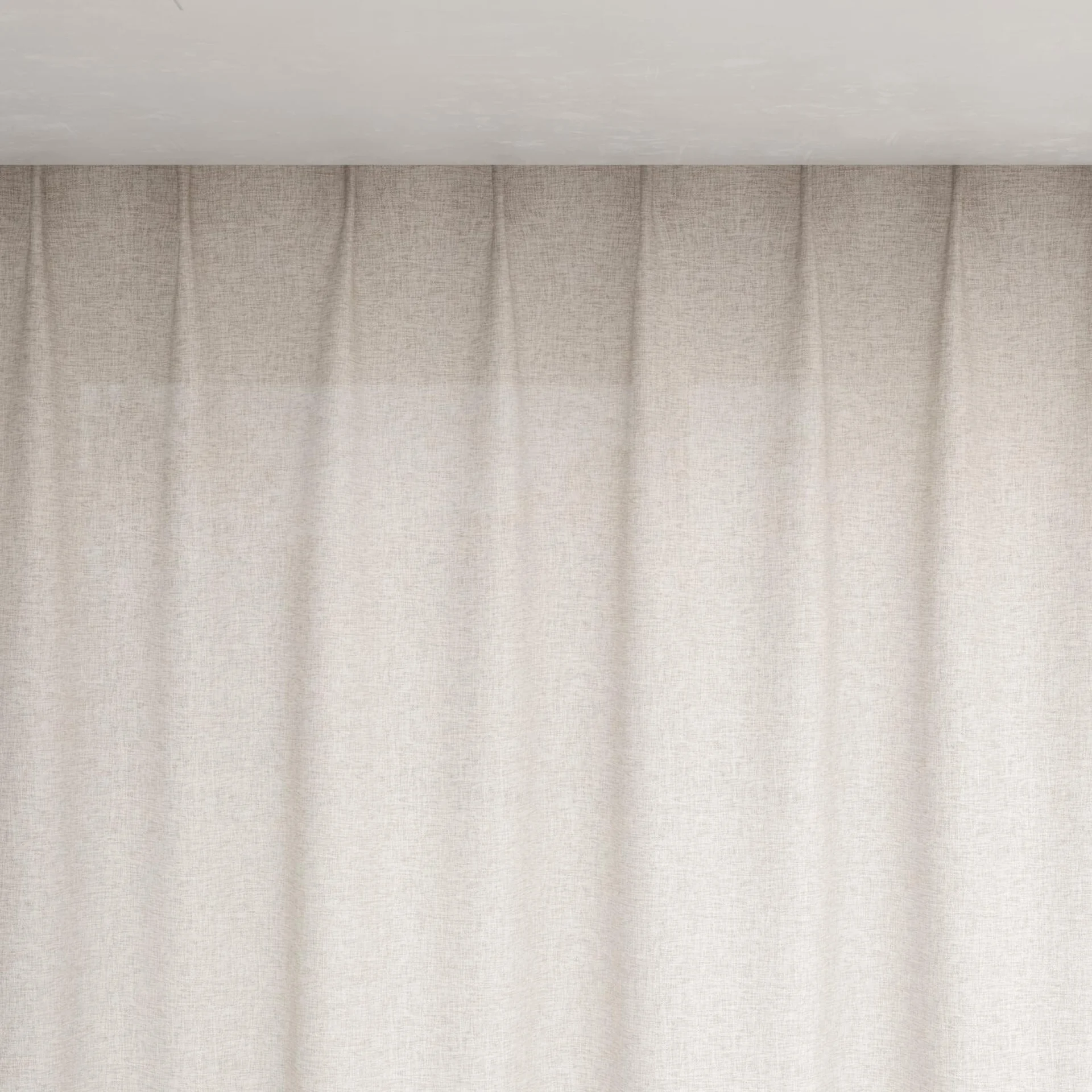 Top view of Envoy 2 Cameo 320cm, pinch pleat
