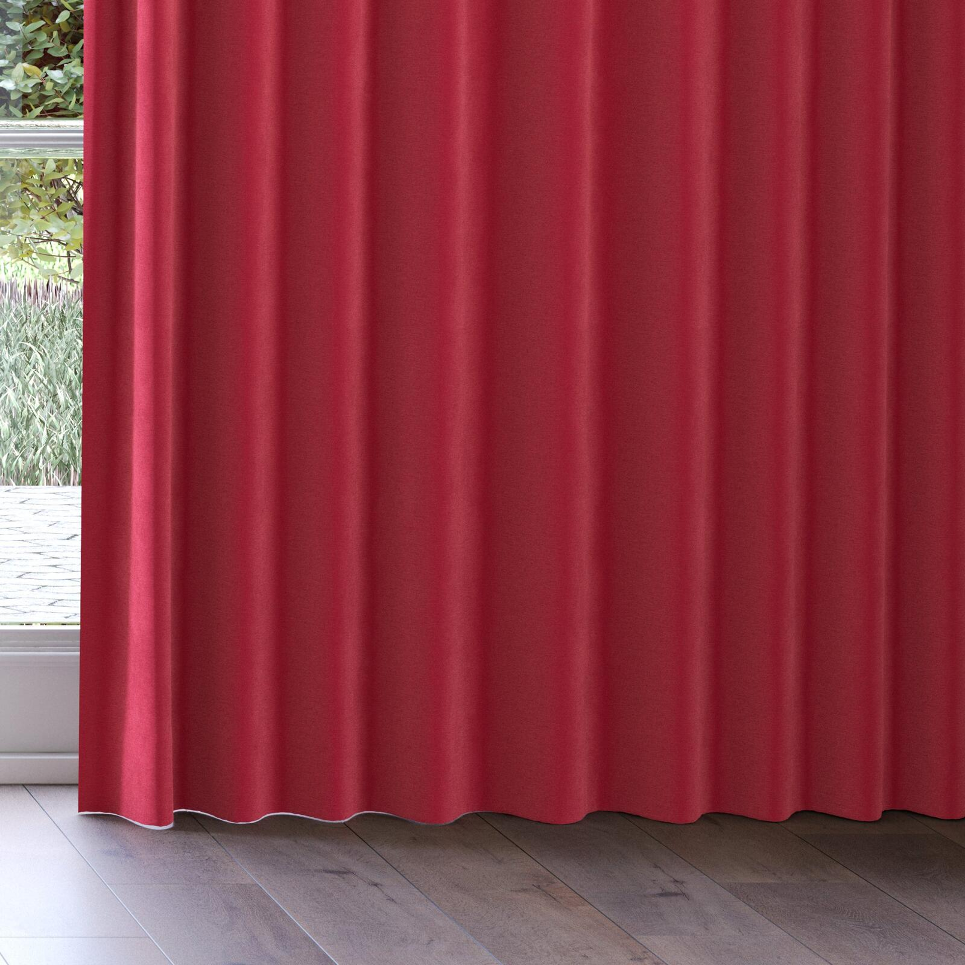 Bottom view of Moon Cherry, on curtain rail