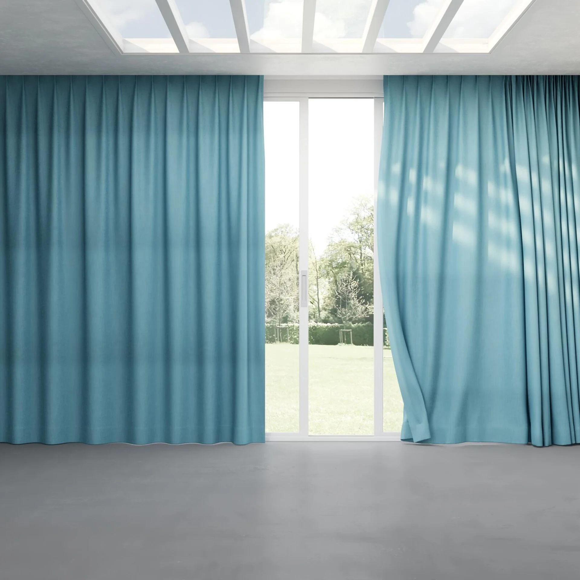 Full view of Lexicon Scuba, pinch pleat