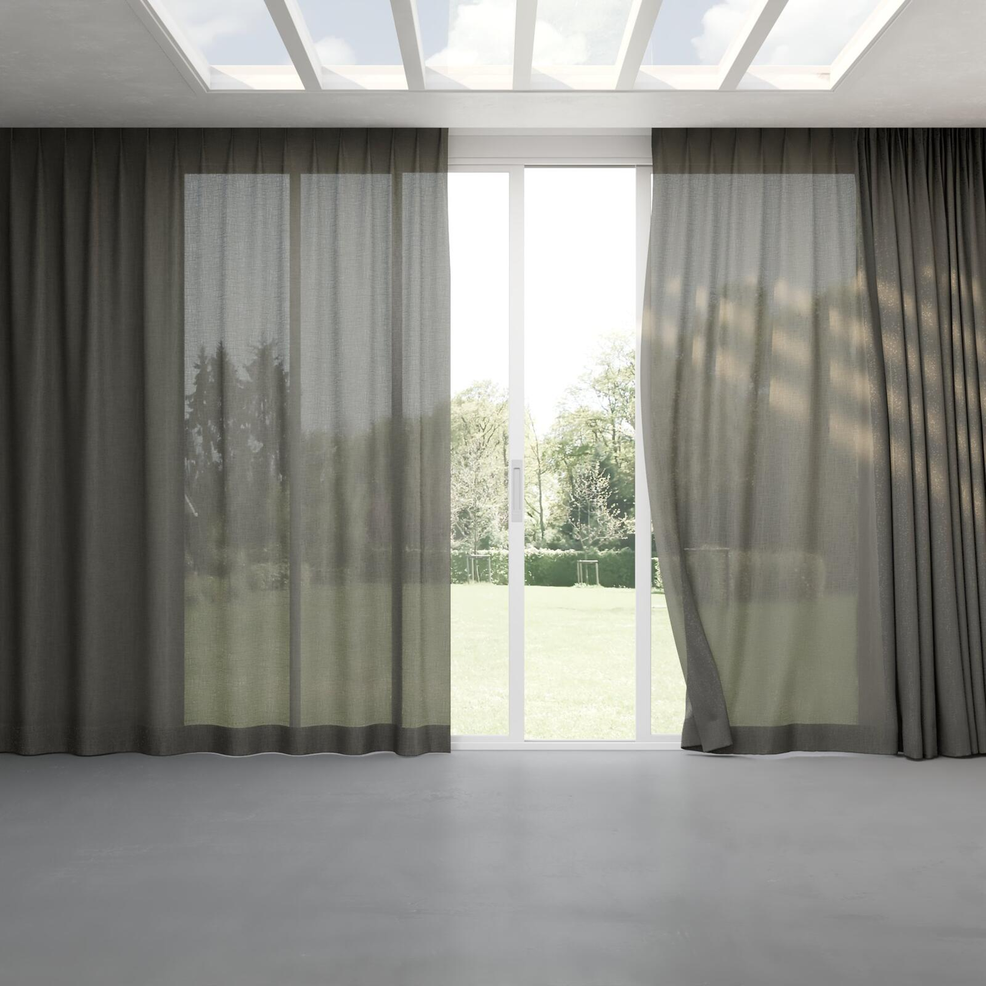 Full view of Motion Ash, pinch pleat