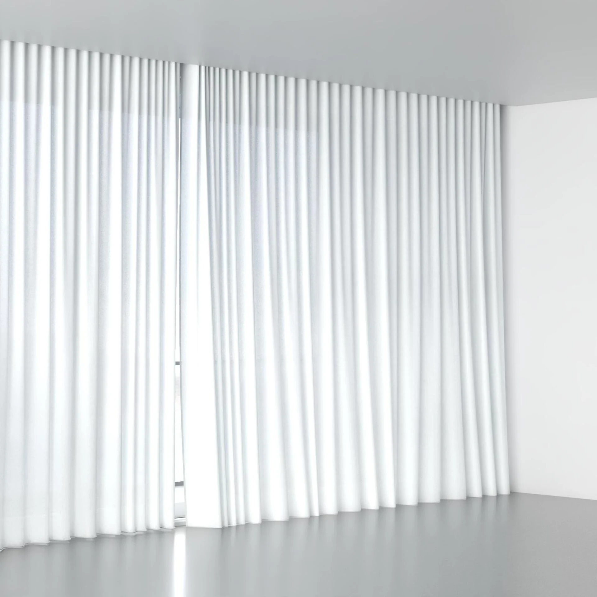 Full view of Ophelia Snow, wave pleat