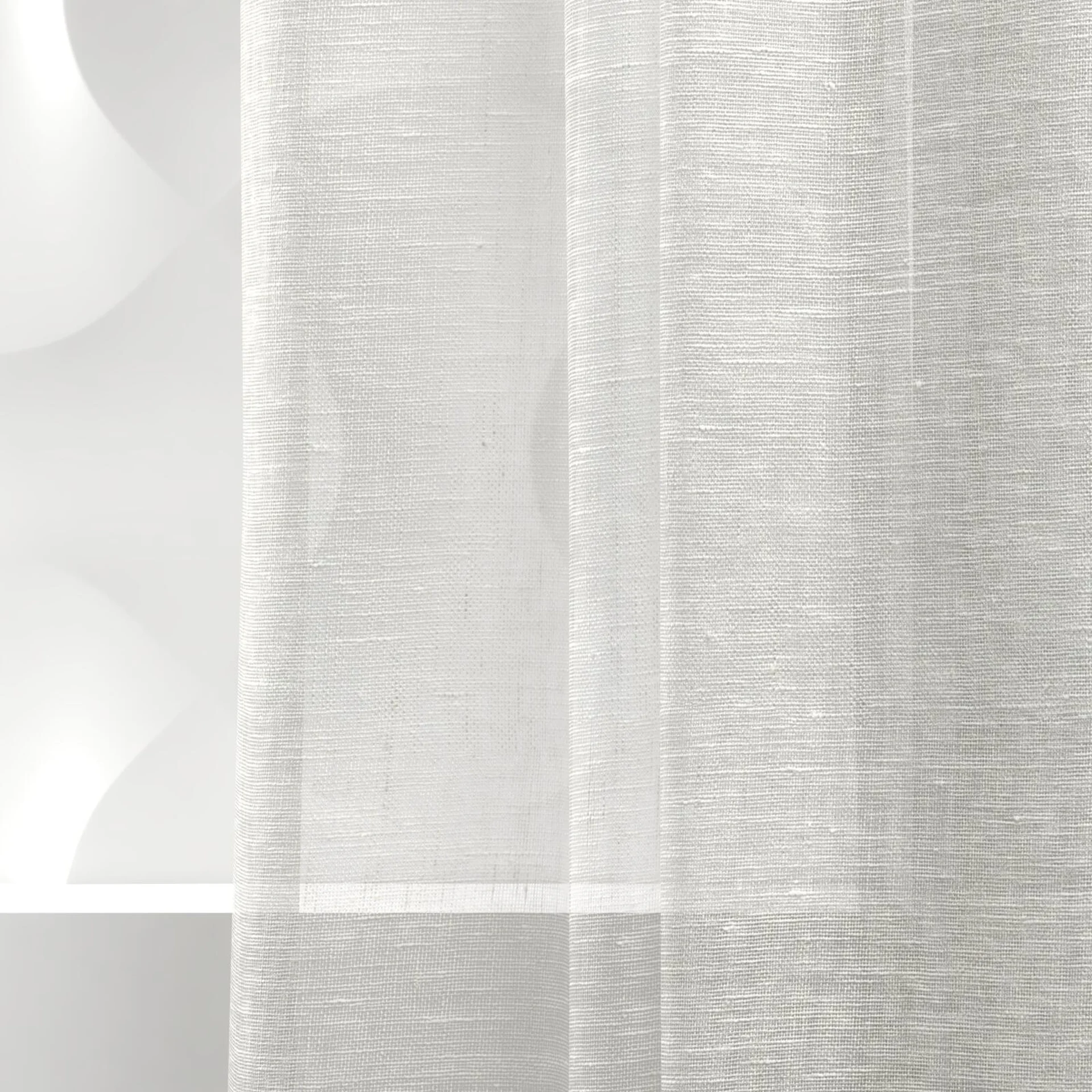 Detailed view of Pure Linen Smoke