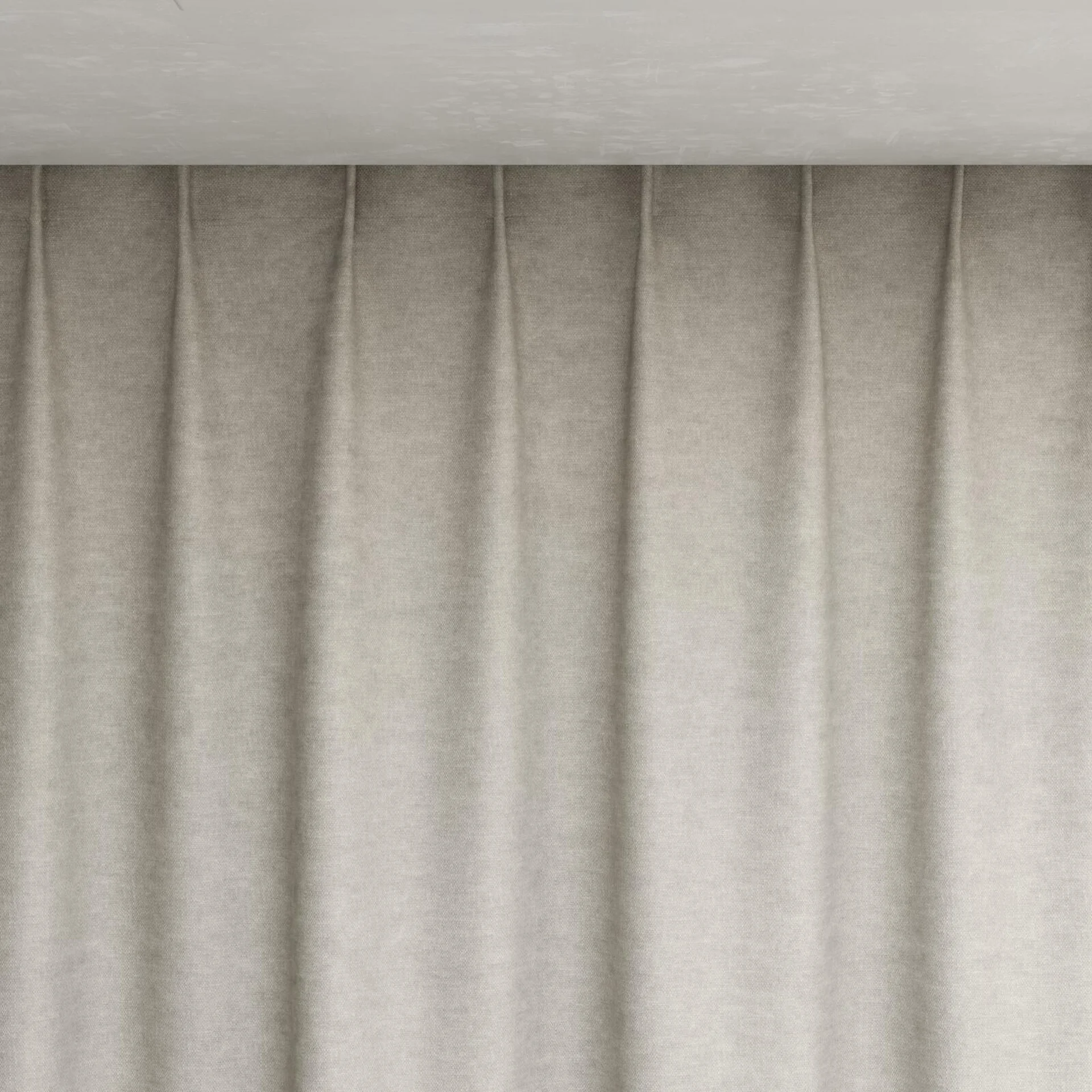Top view of Colourwash Dove, pinch pleat
