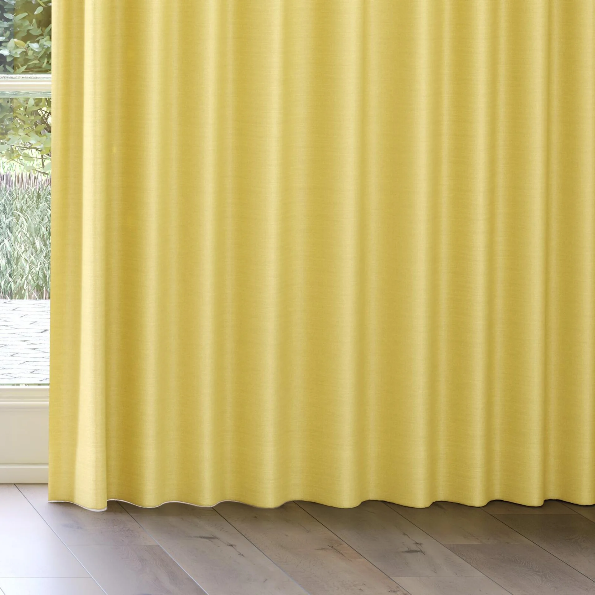 Bottom view of Linex Pineapple, on curtain rail