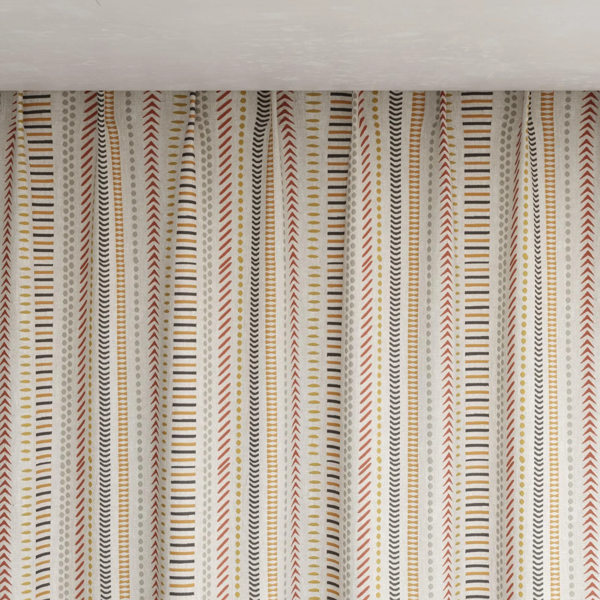 Top view of Revival Muse, pinch pleat