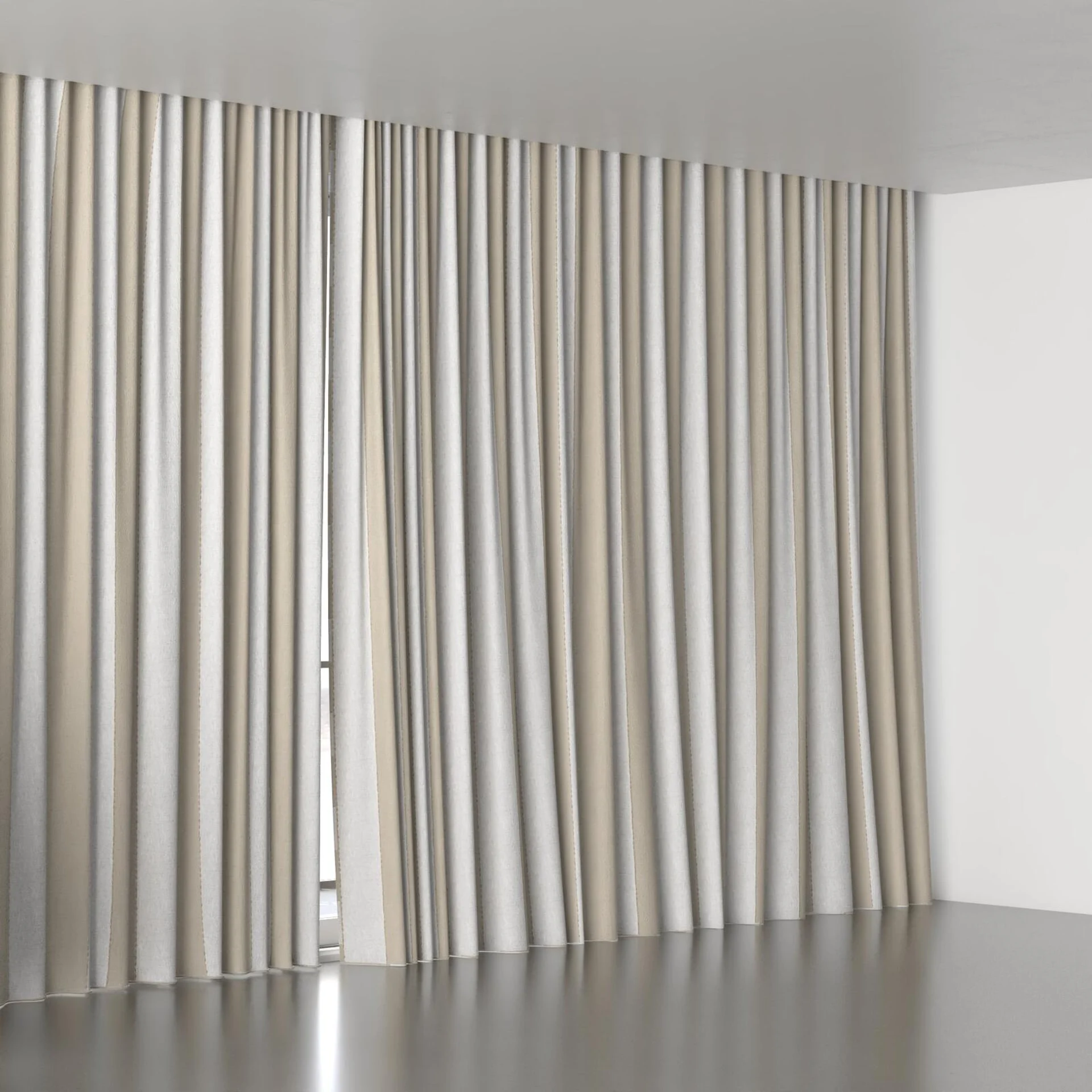 Full view of Zanella Sandshell, wave pleat