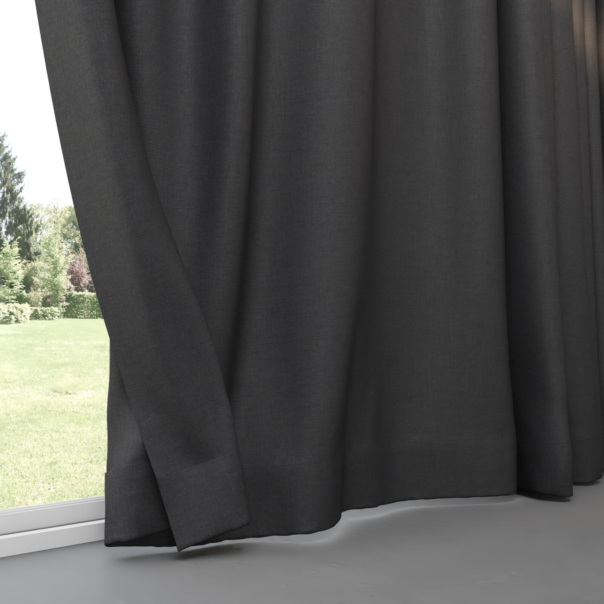 Bottom view of Frisco Pewter, pinch pleat