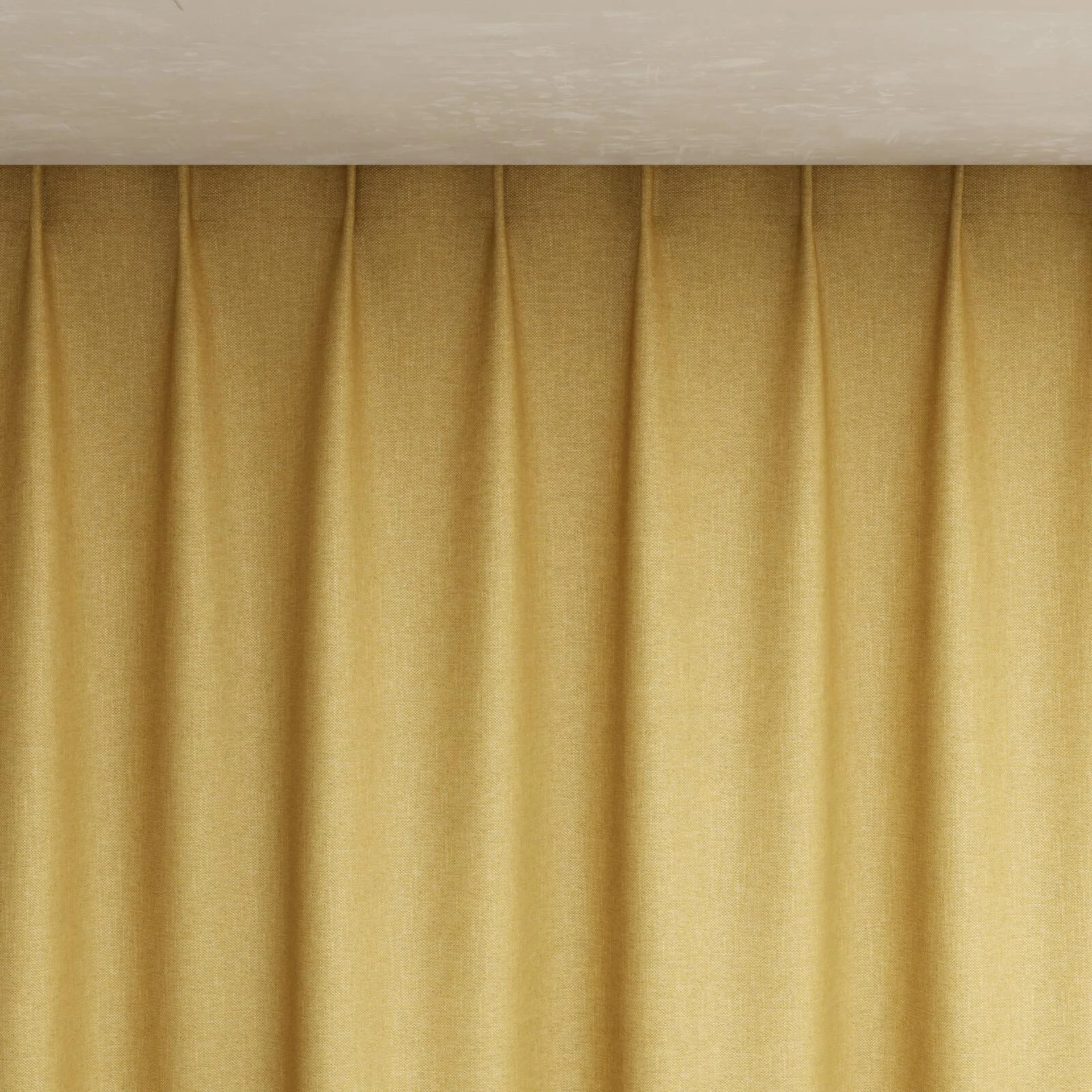 Top view of Bronco Sunflower, pinch pleat
