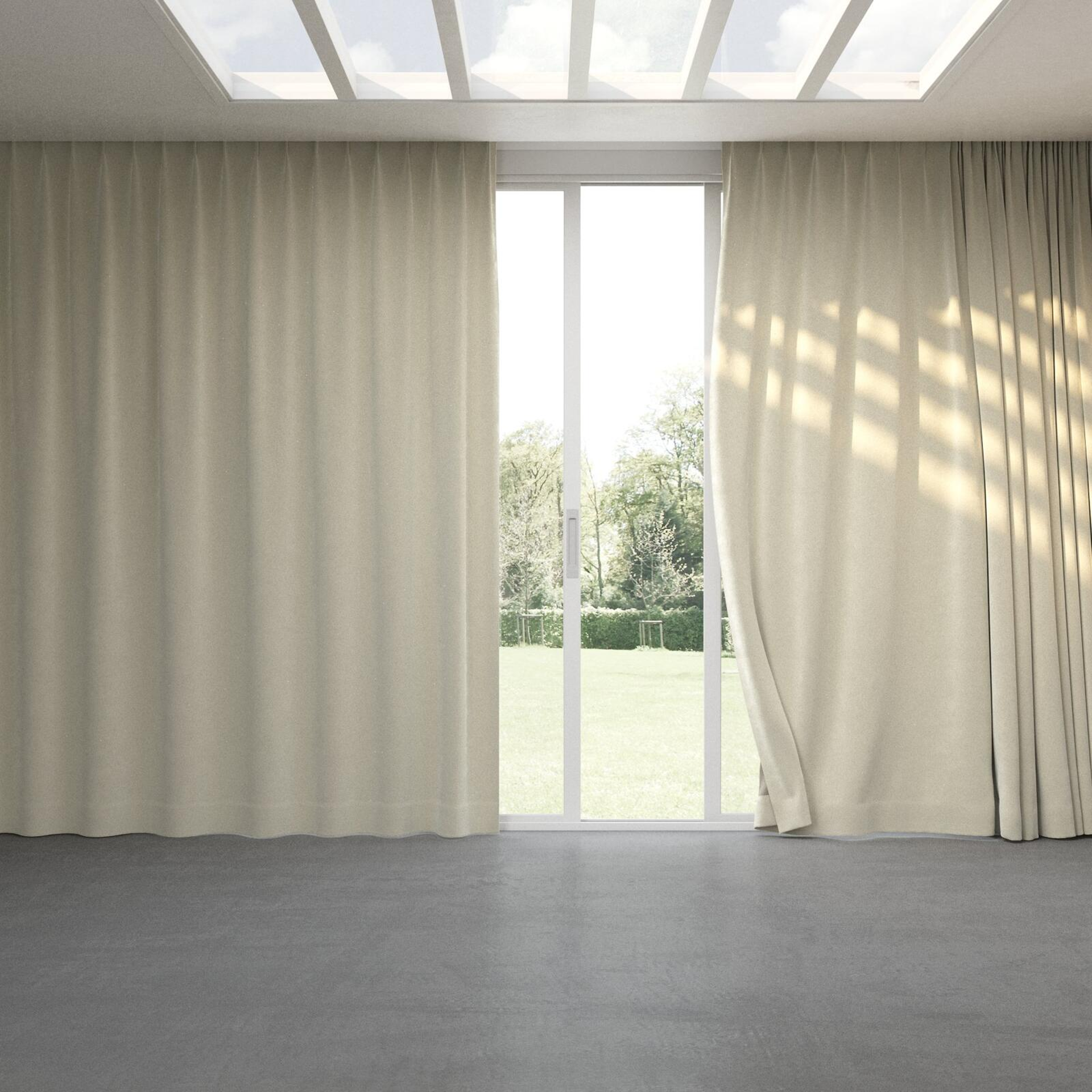 Full view of Verbier Wool, pinch pleat