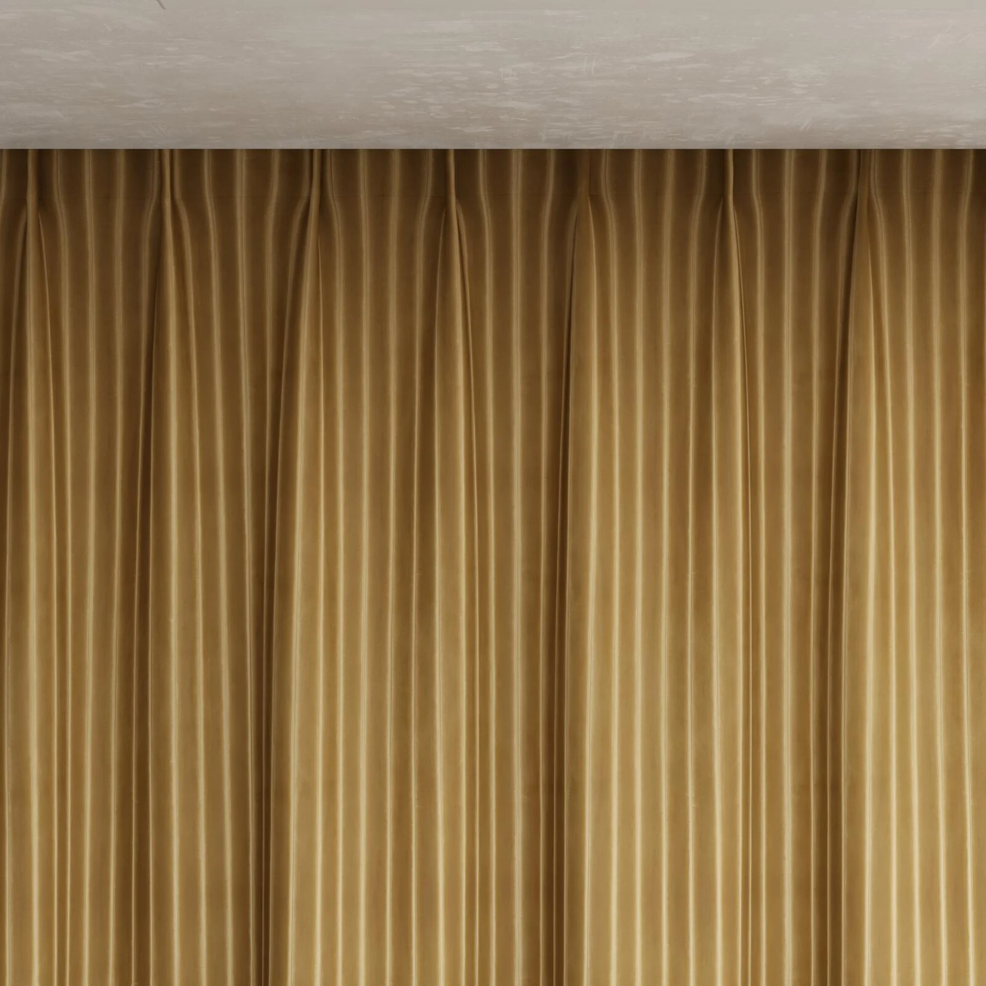 Top view of Cordial Camel, pinch pleat