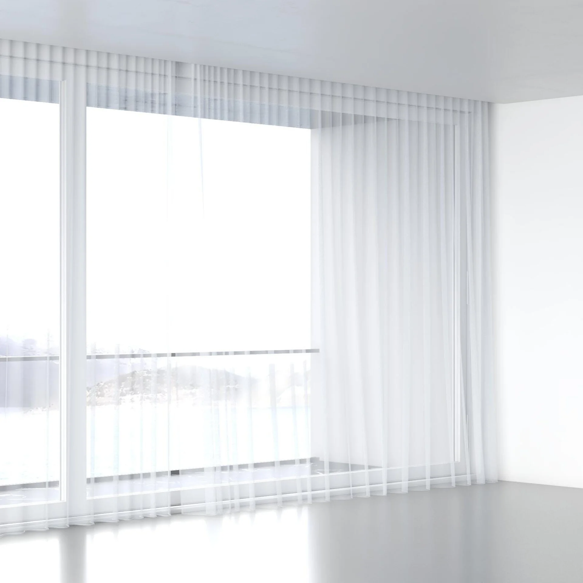 Full view of Xo Swan, wave pleat