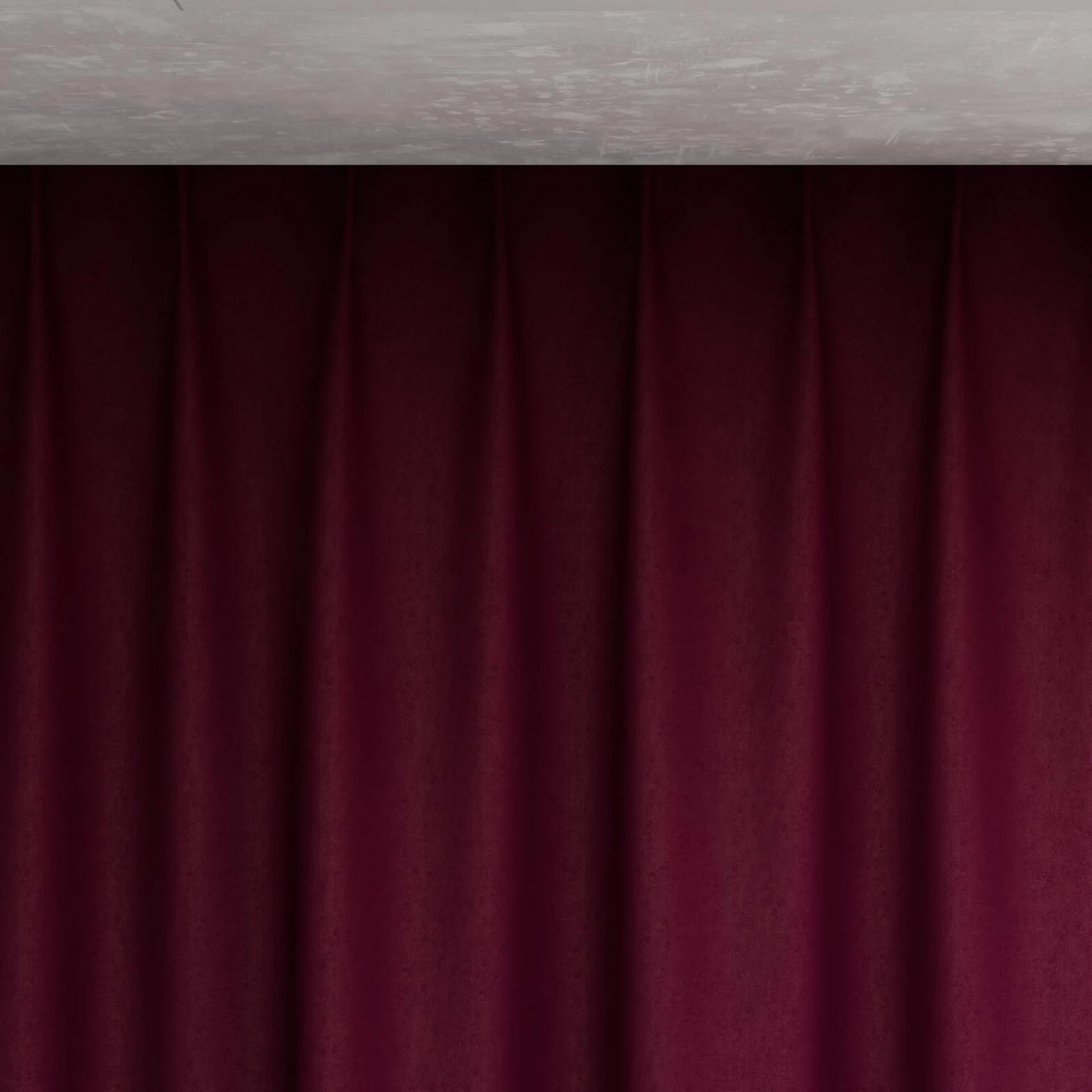 Top view of Luxo Vino, pinch pleat
