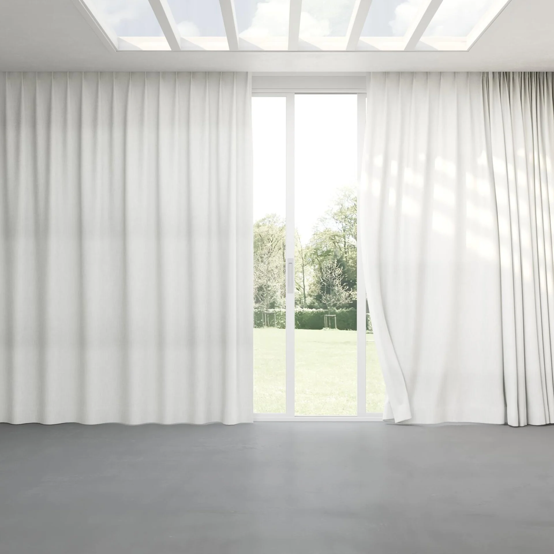 Full view of Lexicon Angora, pinch pleat