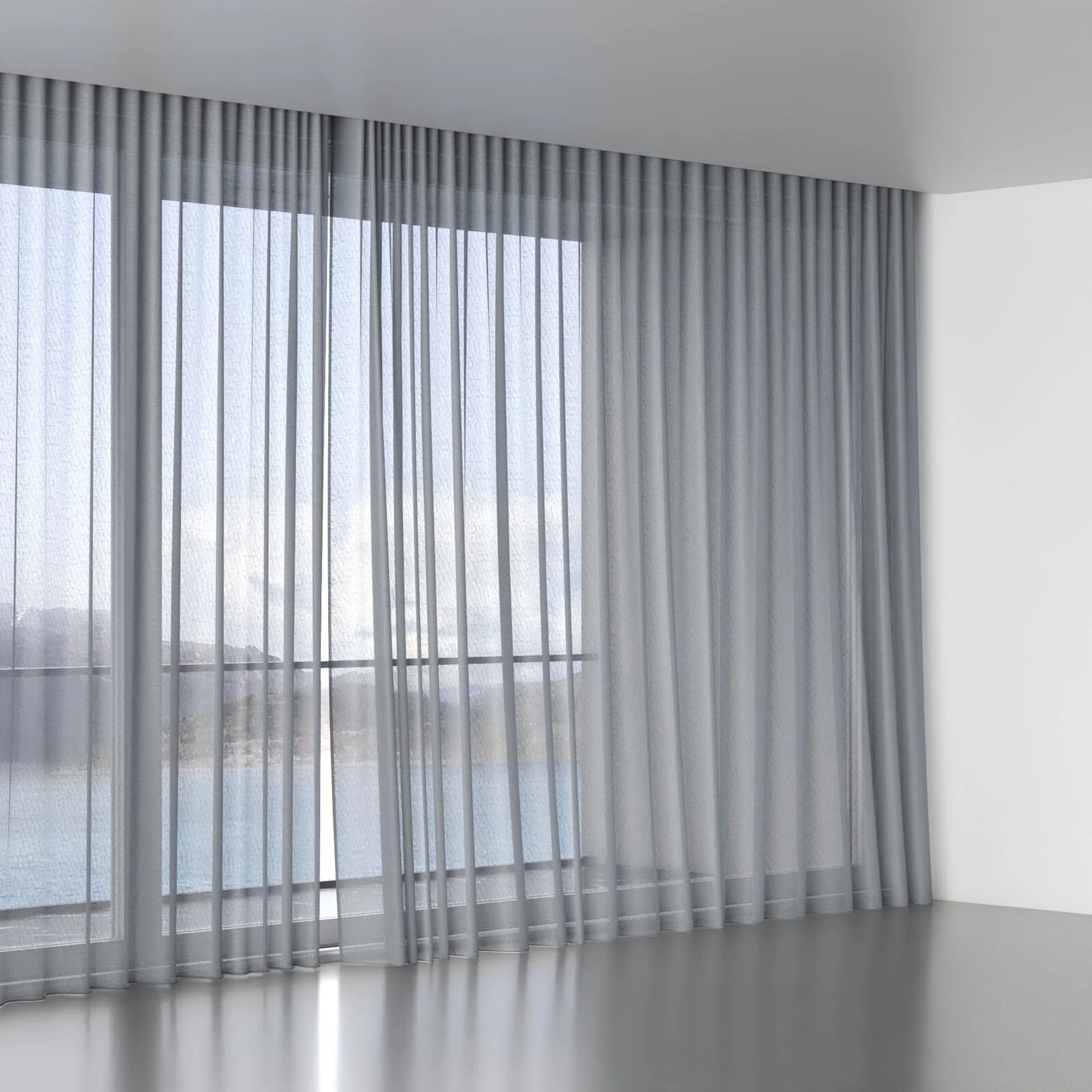 Full view of Alcova Dust, wave pleat
