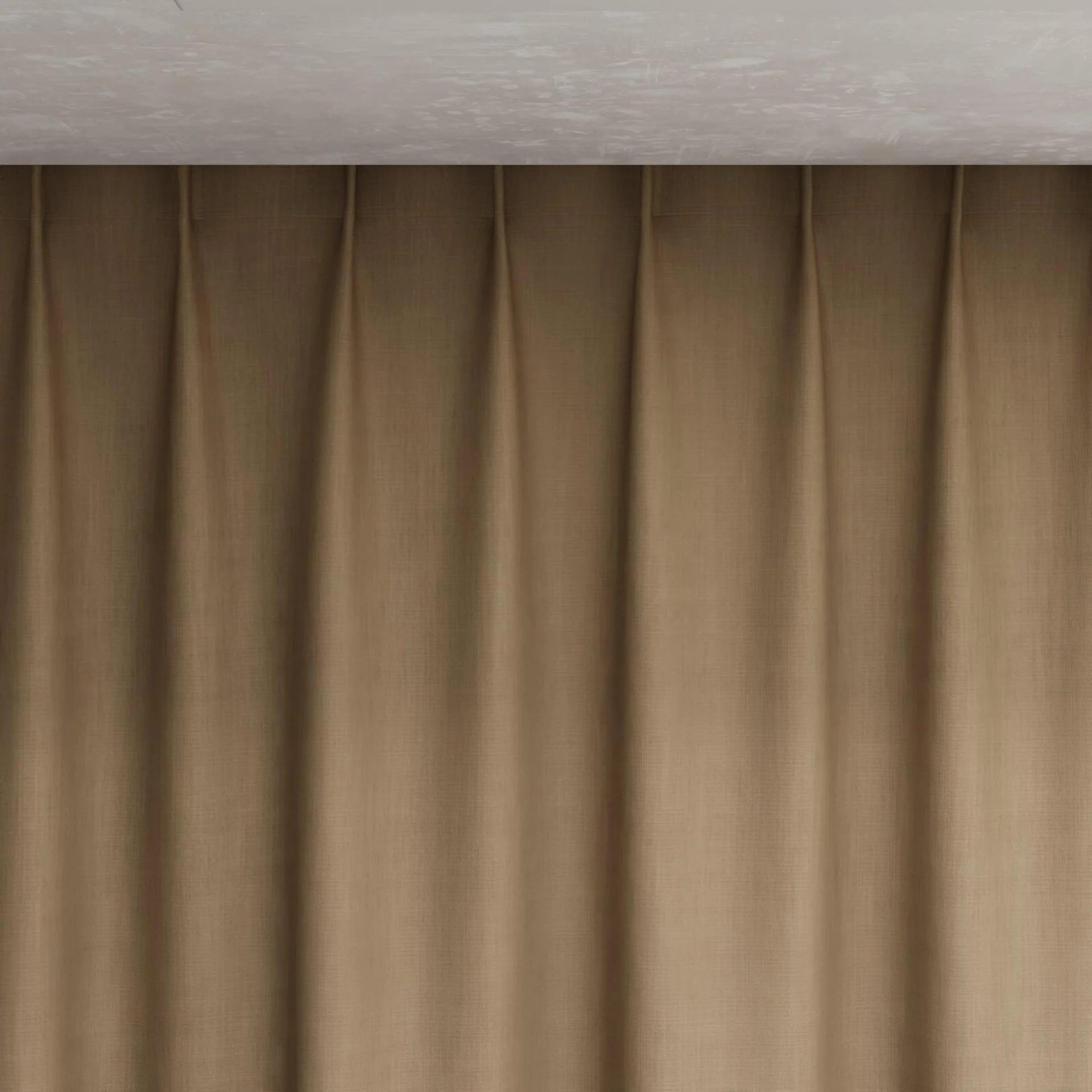 Top view of Lexicon Clay, pinch pleat