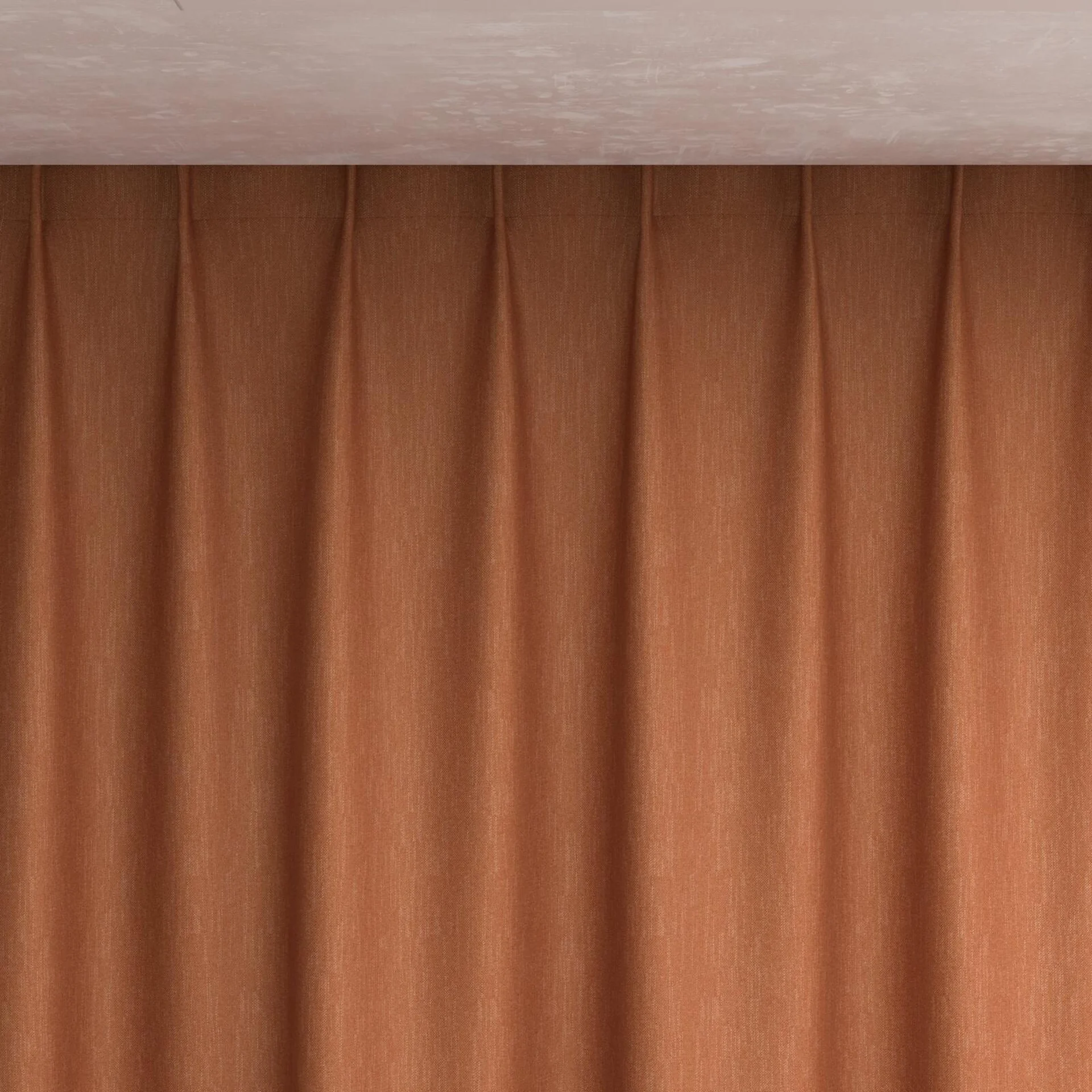 Top view of Excel Sienna, pinch pleat