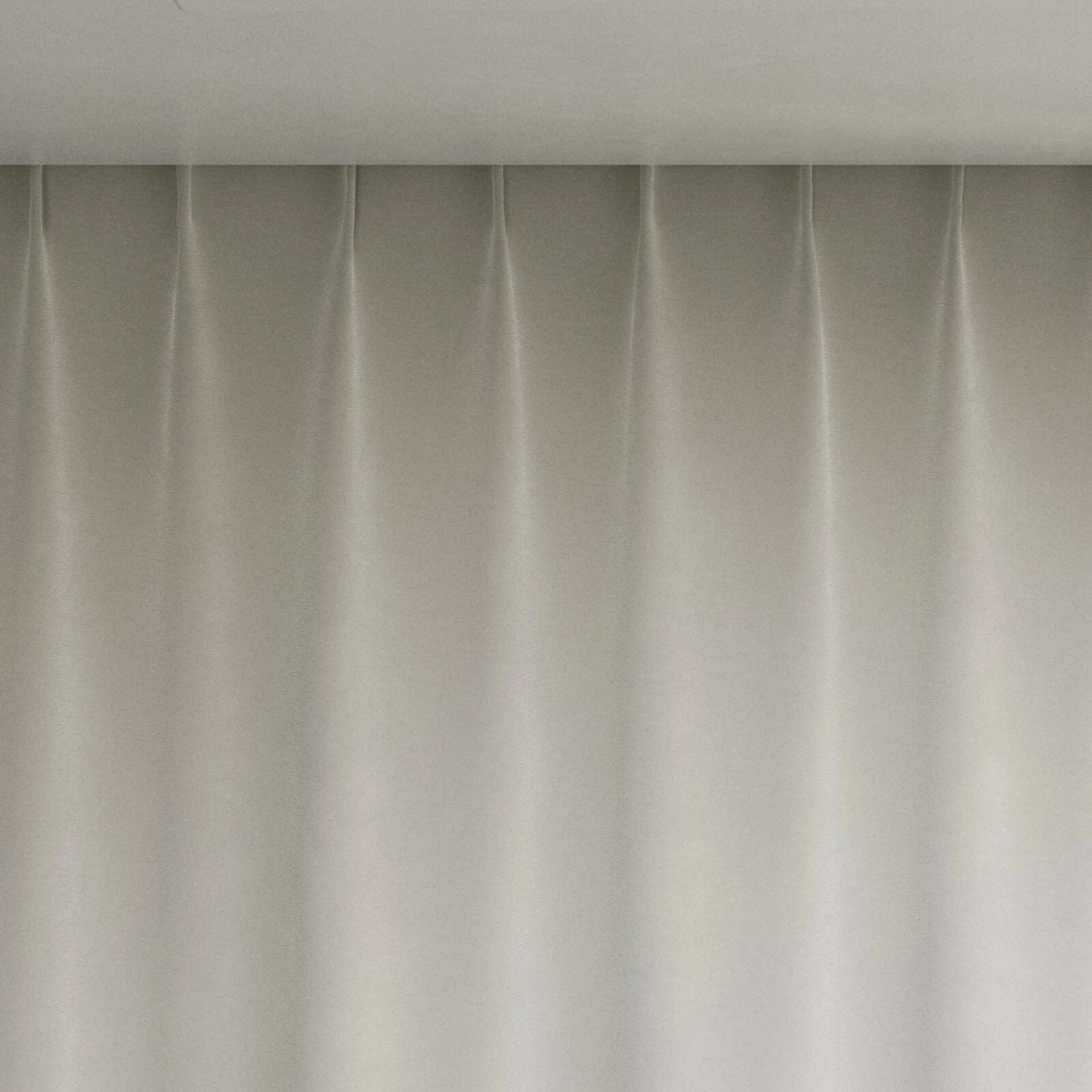 Top view of Geneva Dove, pinch pleat