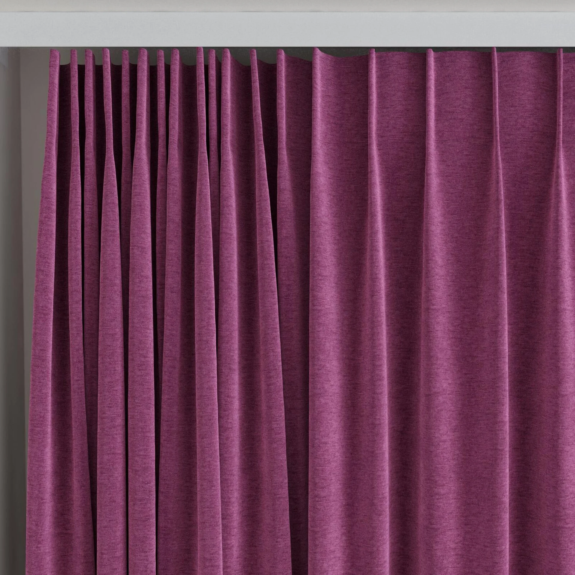 Top view of Geneva Crocus, on curtain rail