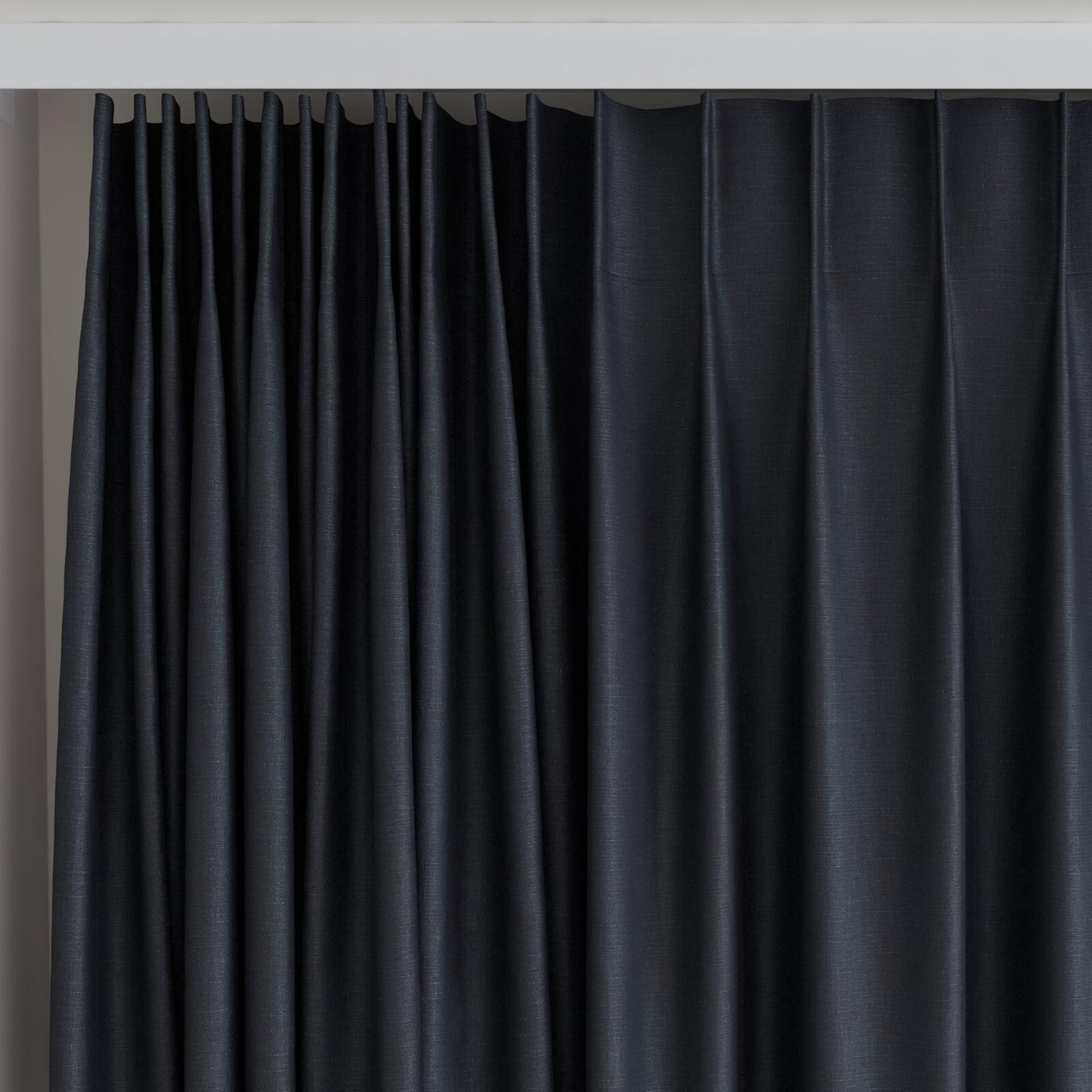 Top view of Soho Shadow, on curtain rail