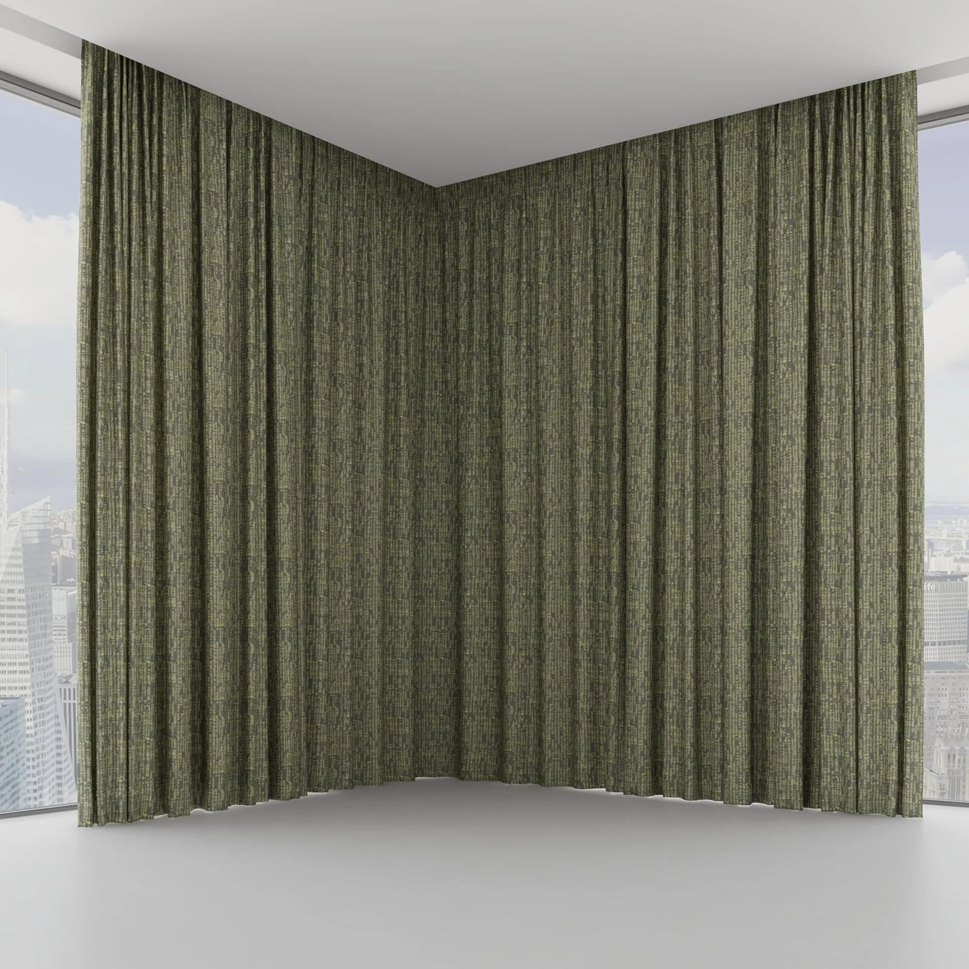 Front view of Unicode Pesto, on hidden rail