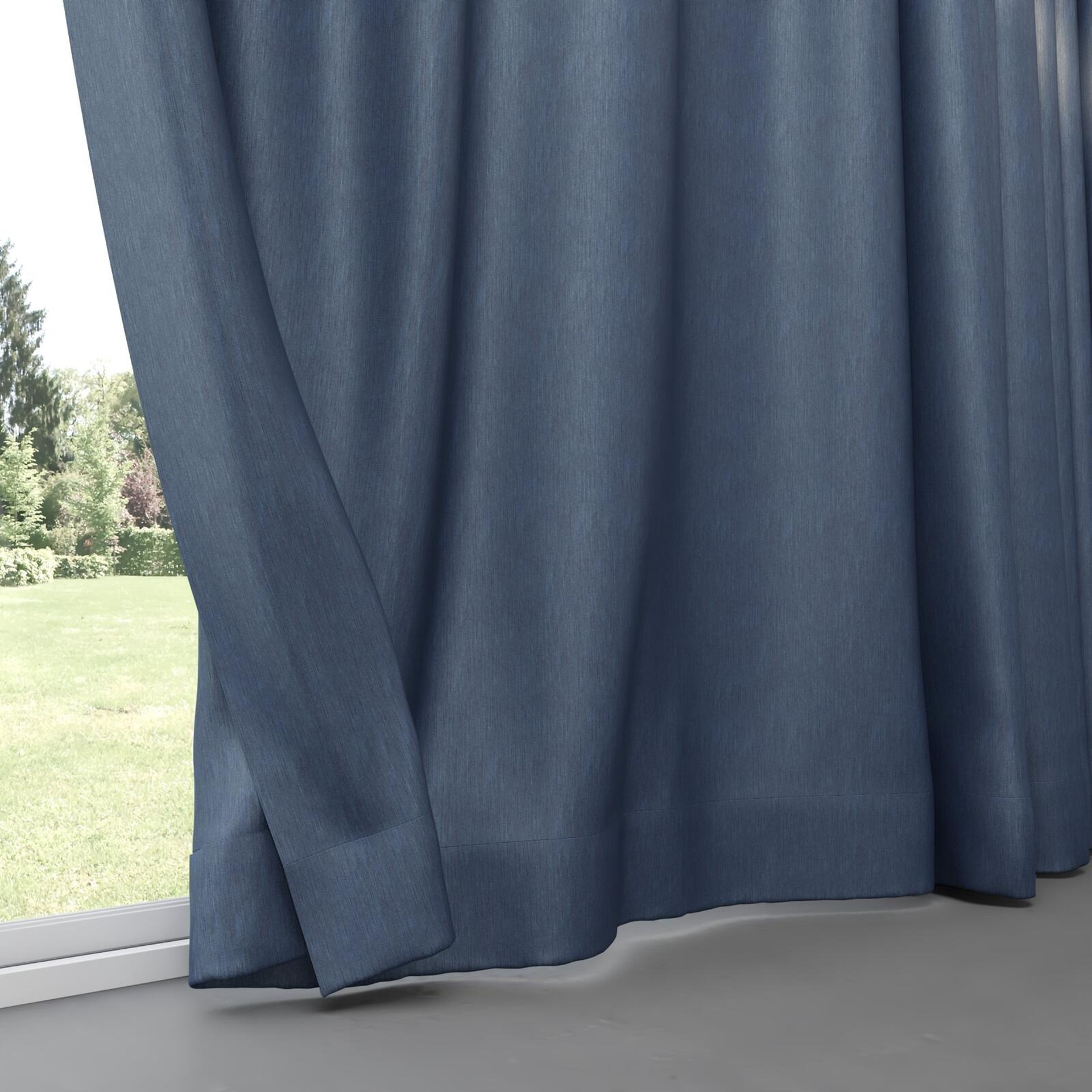 Bottom view of Re-Boot Navy, pinch pleat
