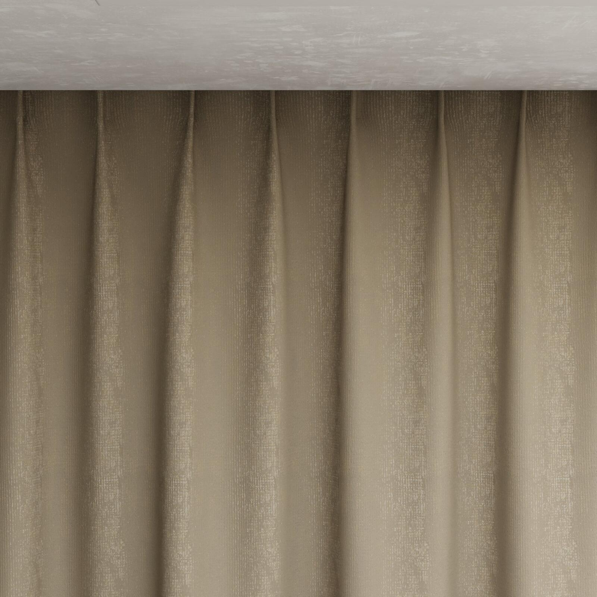 Top view of Aria Titanium, pinch pleat
