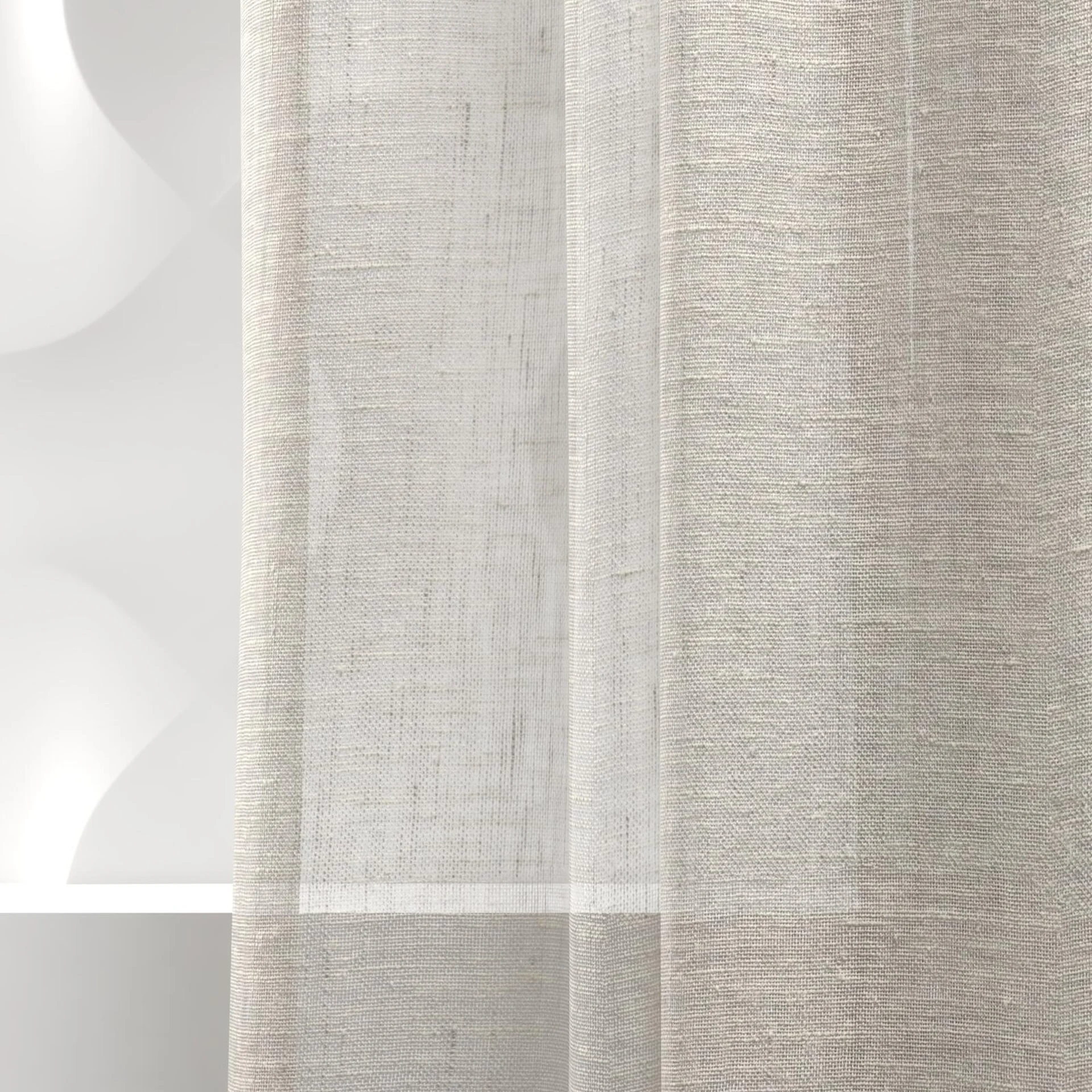 Detailed view of Pure Linen Sesame
