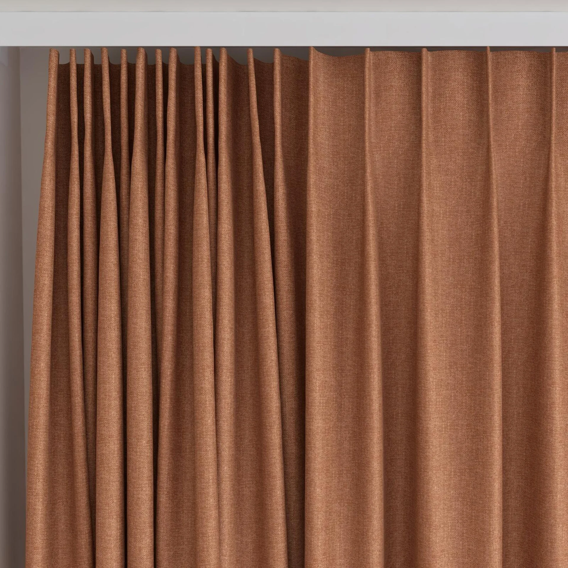 Top view of Excel Terra, on curtain rail