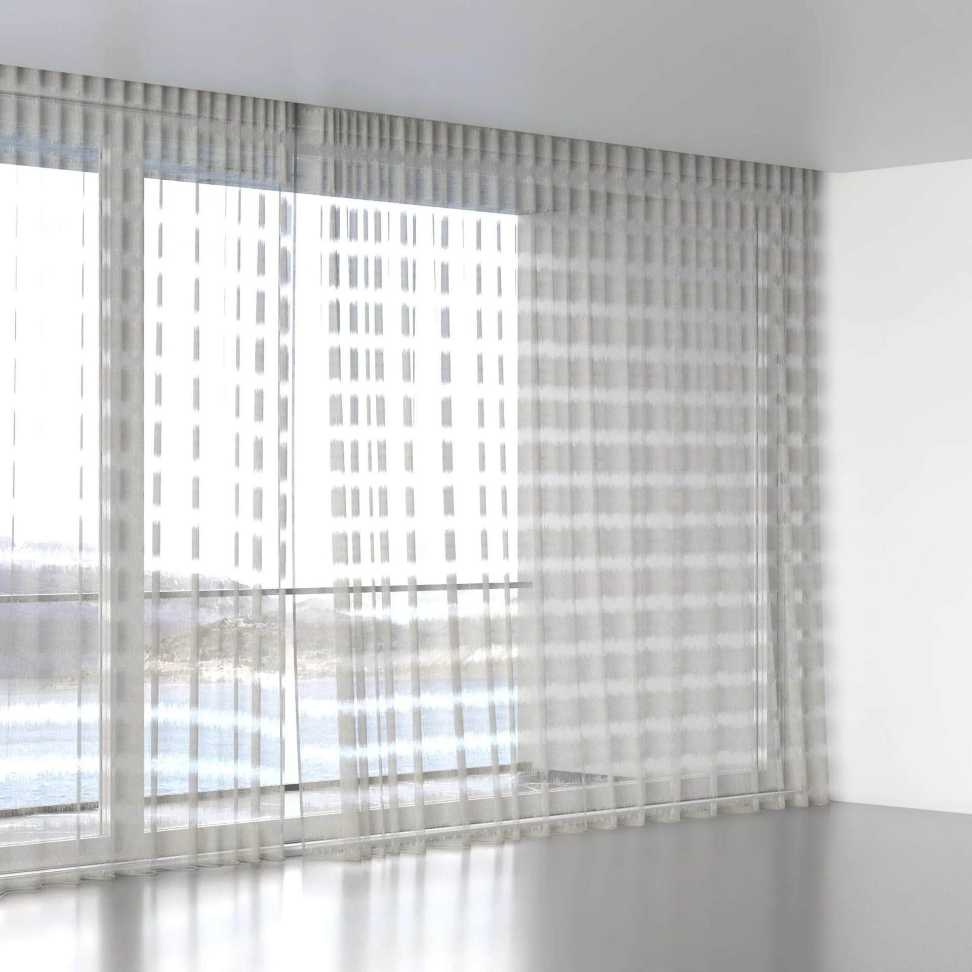 Full view of Speed Dune, wave pleat