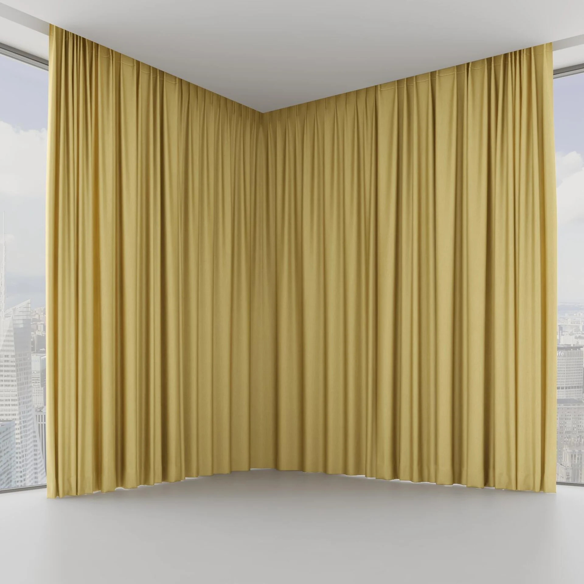 Front view of Matrix Gold, on hidden rail