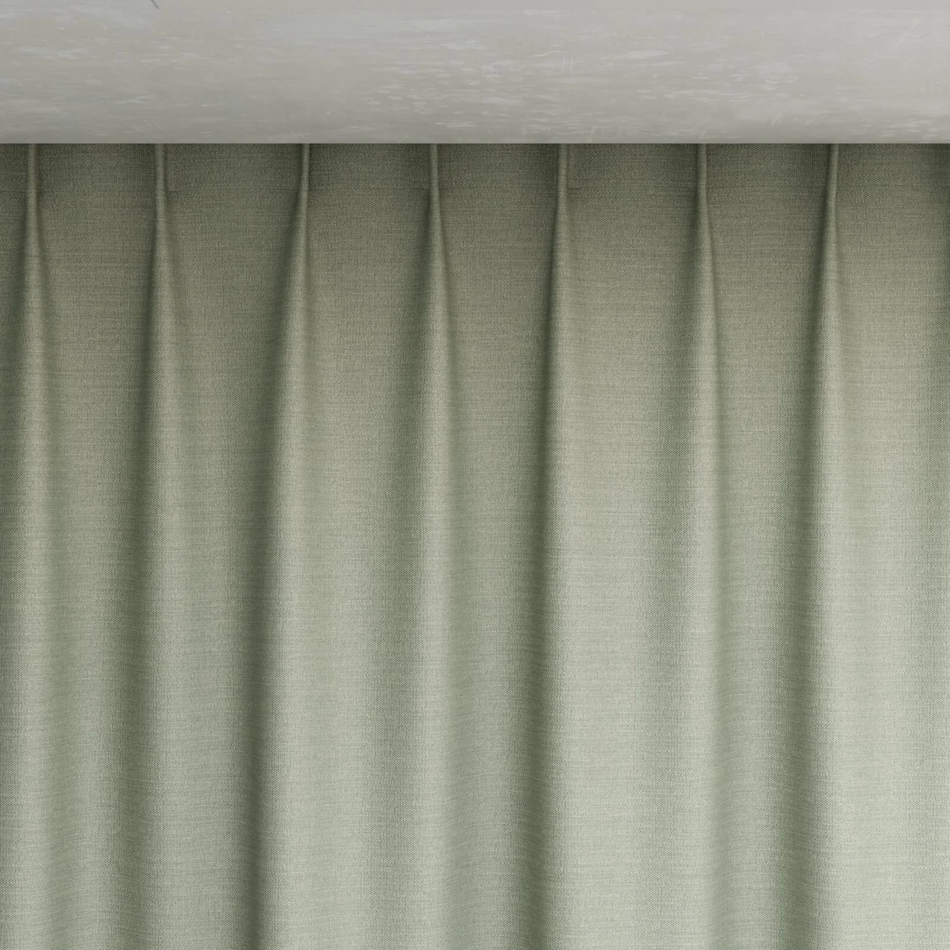 Top view of Linex Frost, pinch pleat
