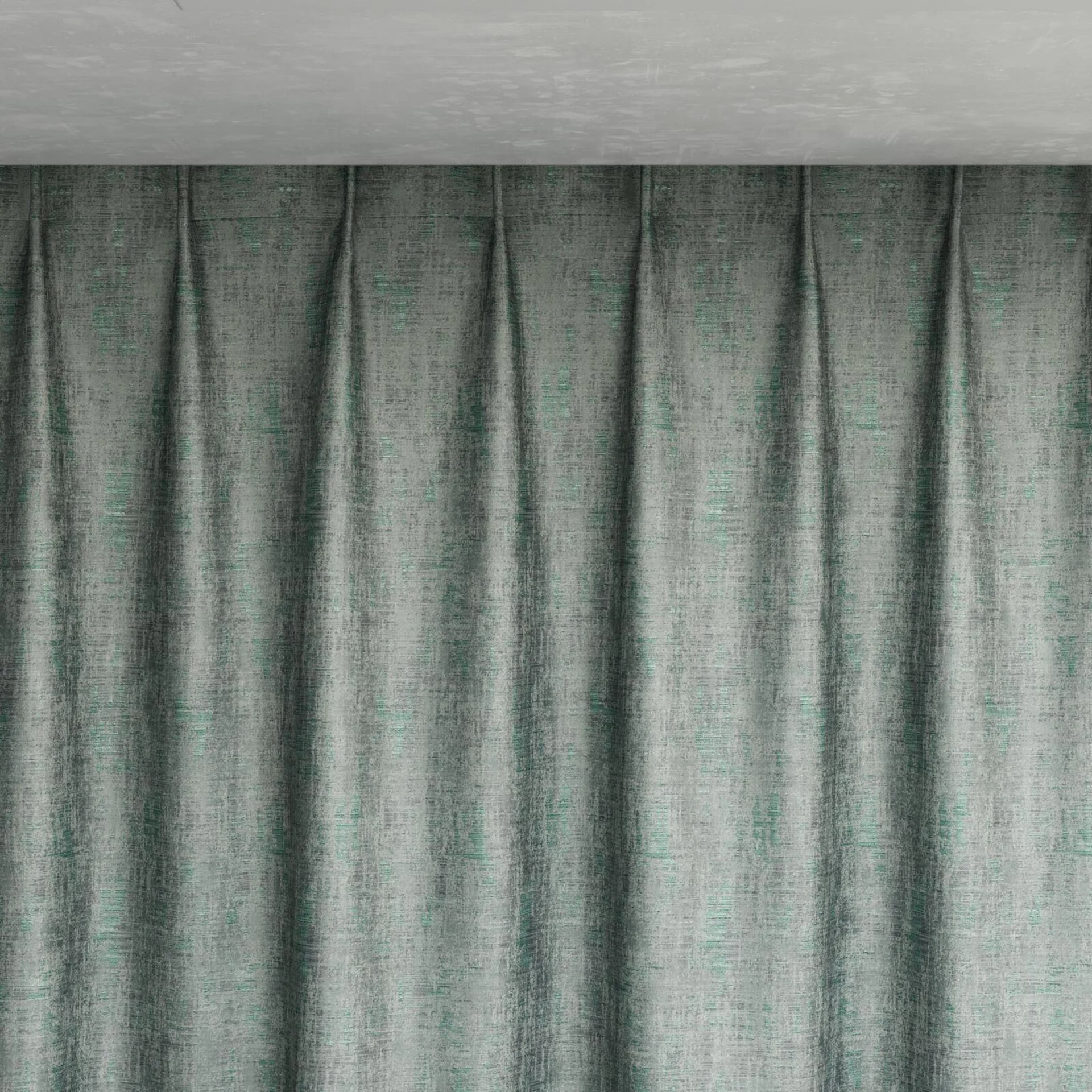 Top view of Nominee Emerald, pinch pleat