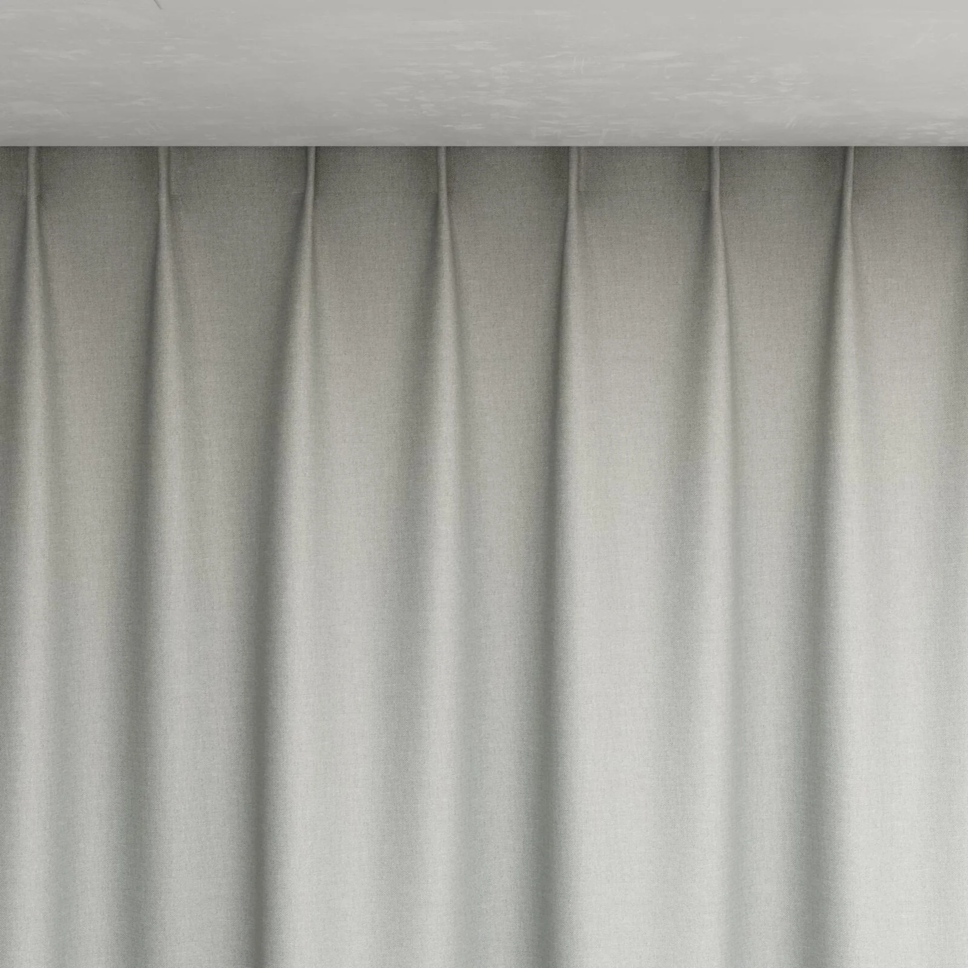 Top view of Grove Dove, pinch pleat