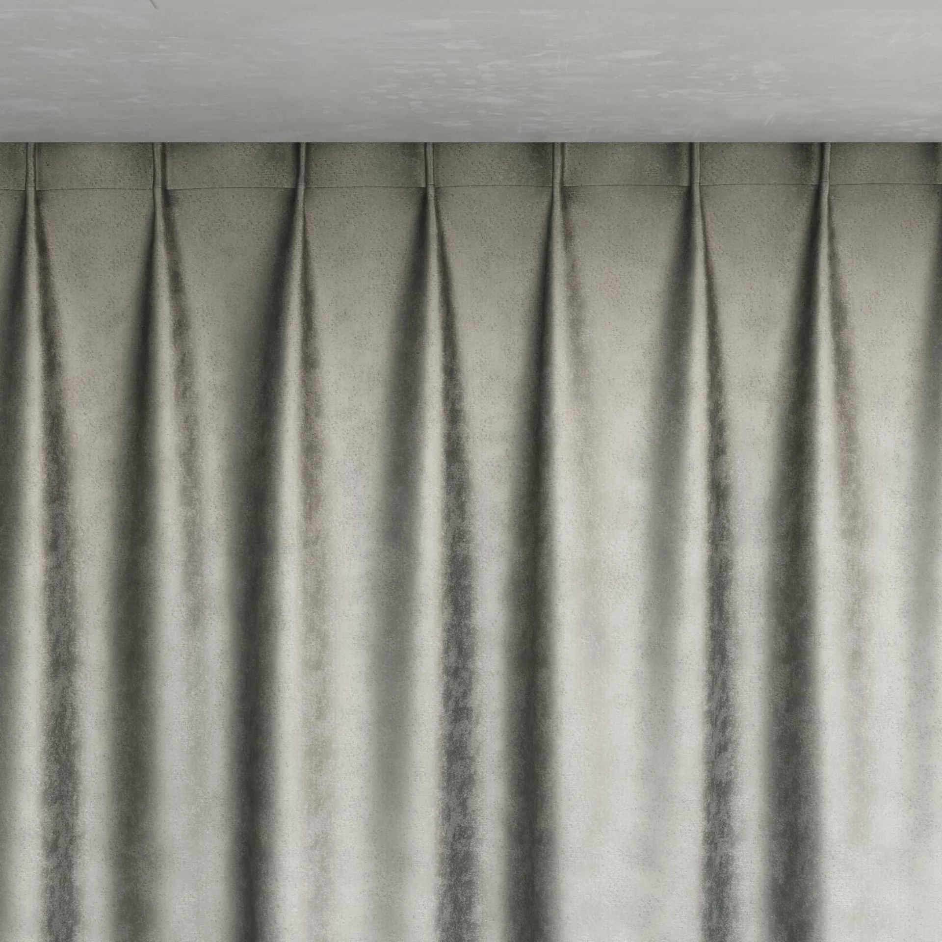 Top view of Fizz Aluminium, pinch pleat